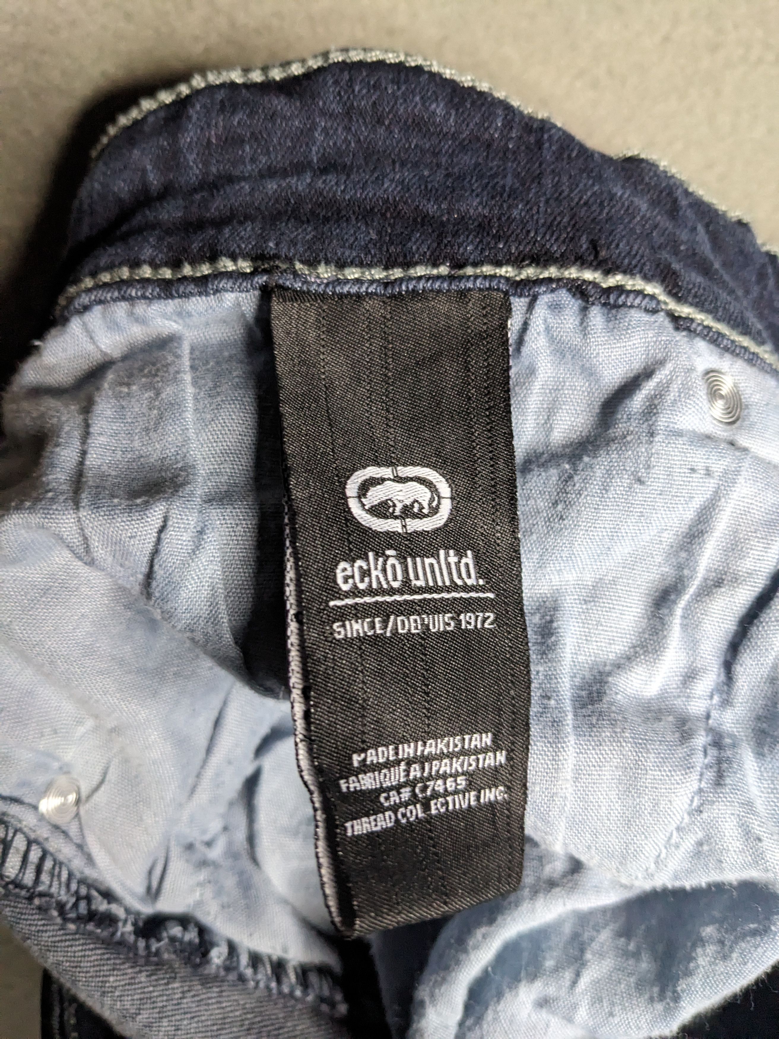 Ecko Unltd. VTG Ecko Unltd Y2K Jeans 34x32 Light Wash Wide Denim Logo Size US 34 / EU 50 - 13 Thumbnail