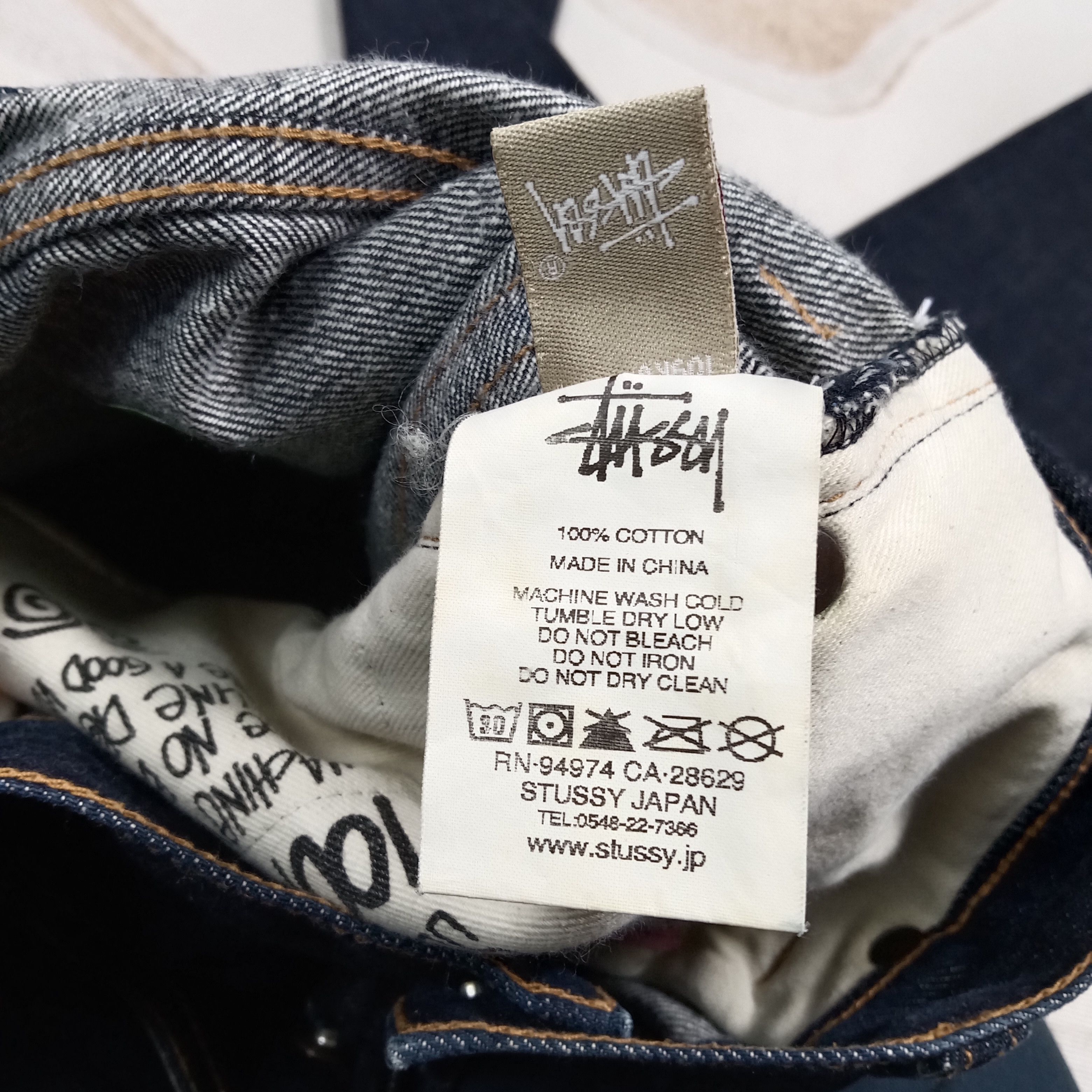 Stussy Stussy Rough Rugger Denim Jeans C272N25 Size US 30 / EU 46 - 16 Thumbnail