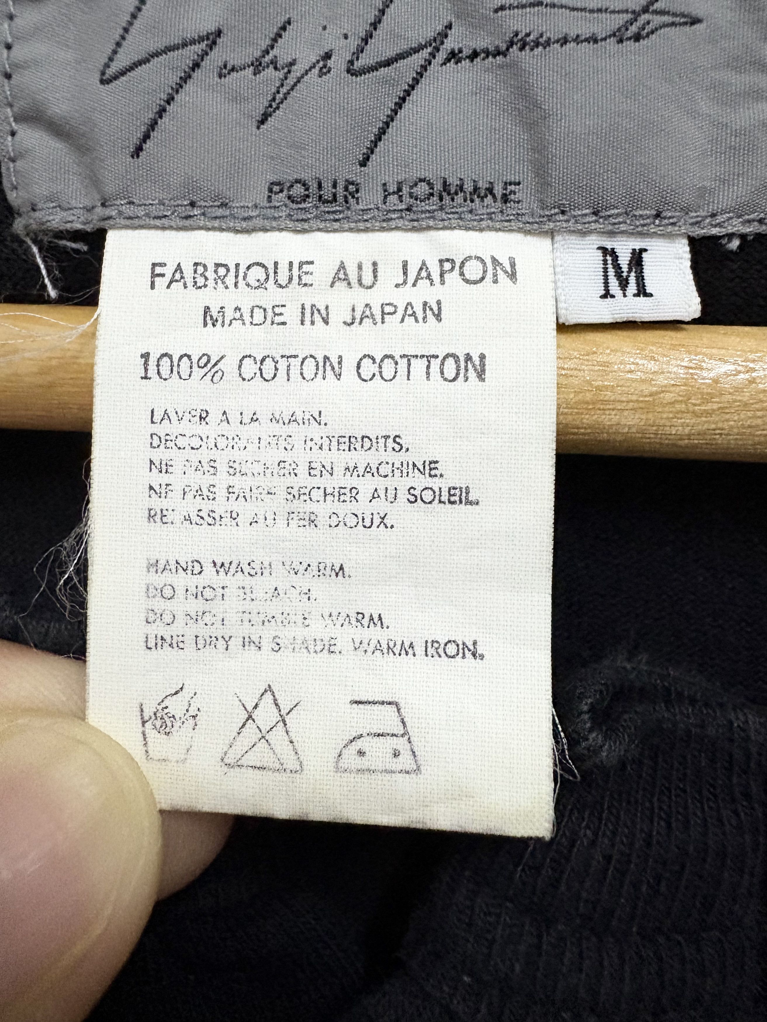 Yohji Yamamoto Archive ! S/S 1996 Yohji Yamamoto Pour Homme T-Shirt Size US L / EU 52-54 / 3 - 9 Thumbnail