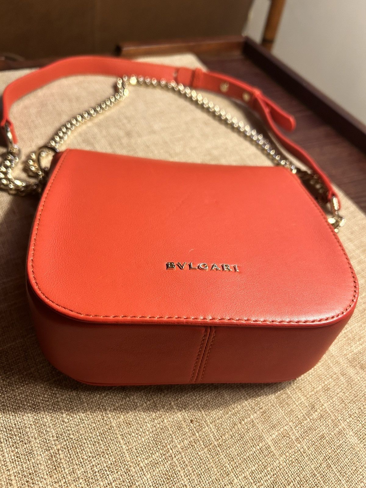 Bvlgari Bvlgari Divas Dream Flap Cover Chain Cross Bag In Vulcan Size ONE SIZE - 4 Thumbnail