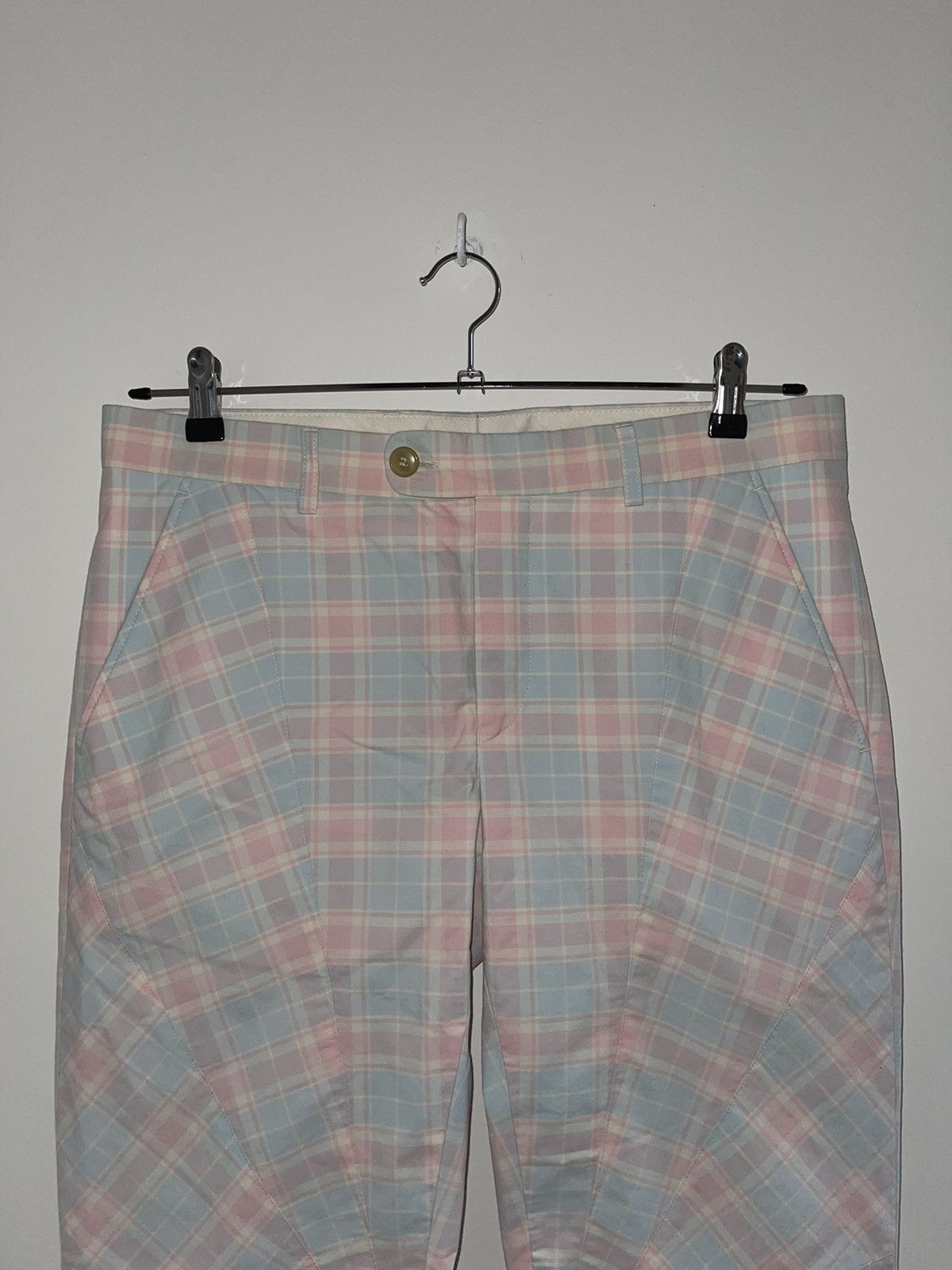Walter Van Beirendonck Walter Van Beirendonck SS12 Spider Web Checkered Pants Size US 32 / EU 48 - 5 Thumbnail
