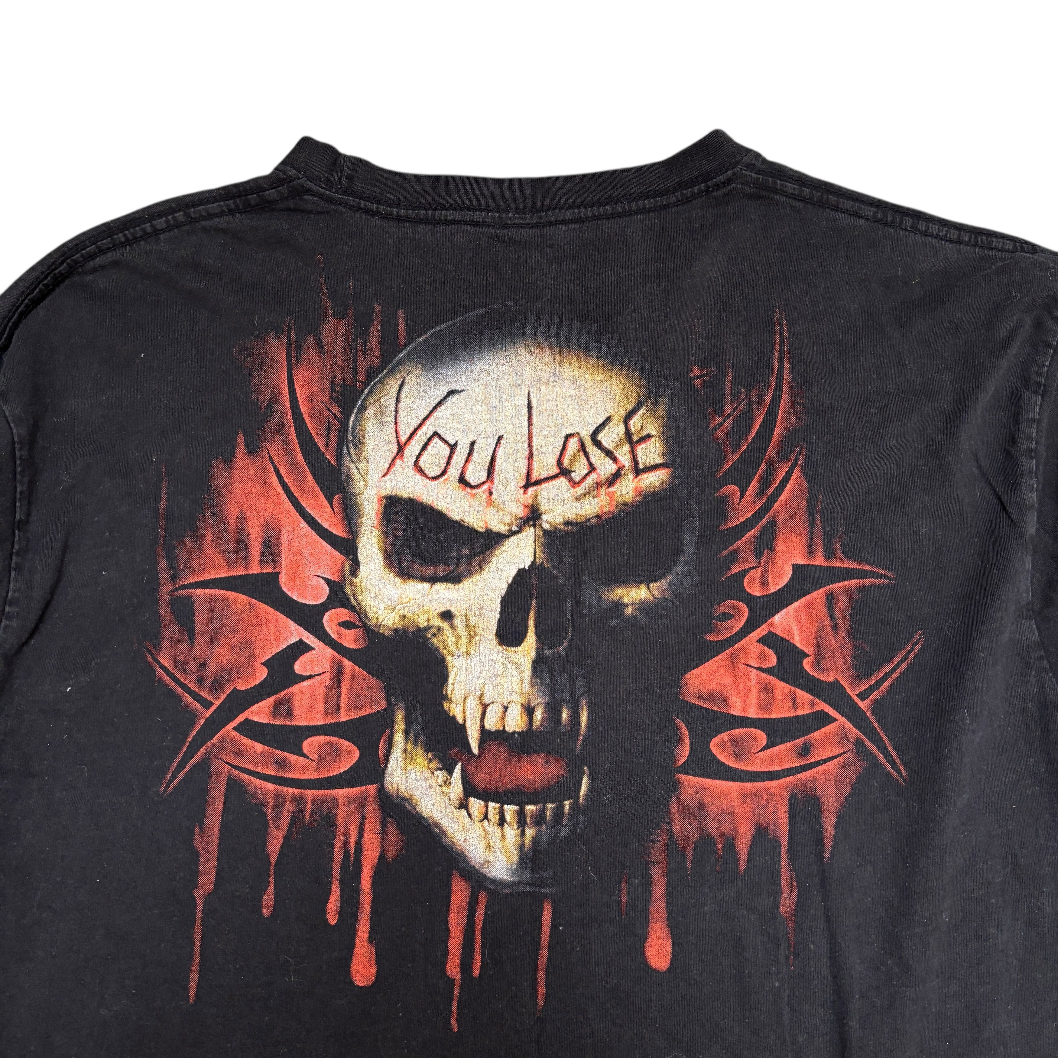 Band Tees Vintage Skeleton Shirt Long Sleeve Spiral Skull Y2K Size US XL / EU 56 / 4 - 9 Thumbnail