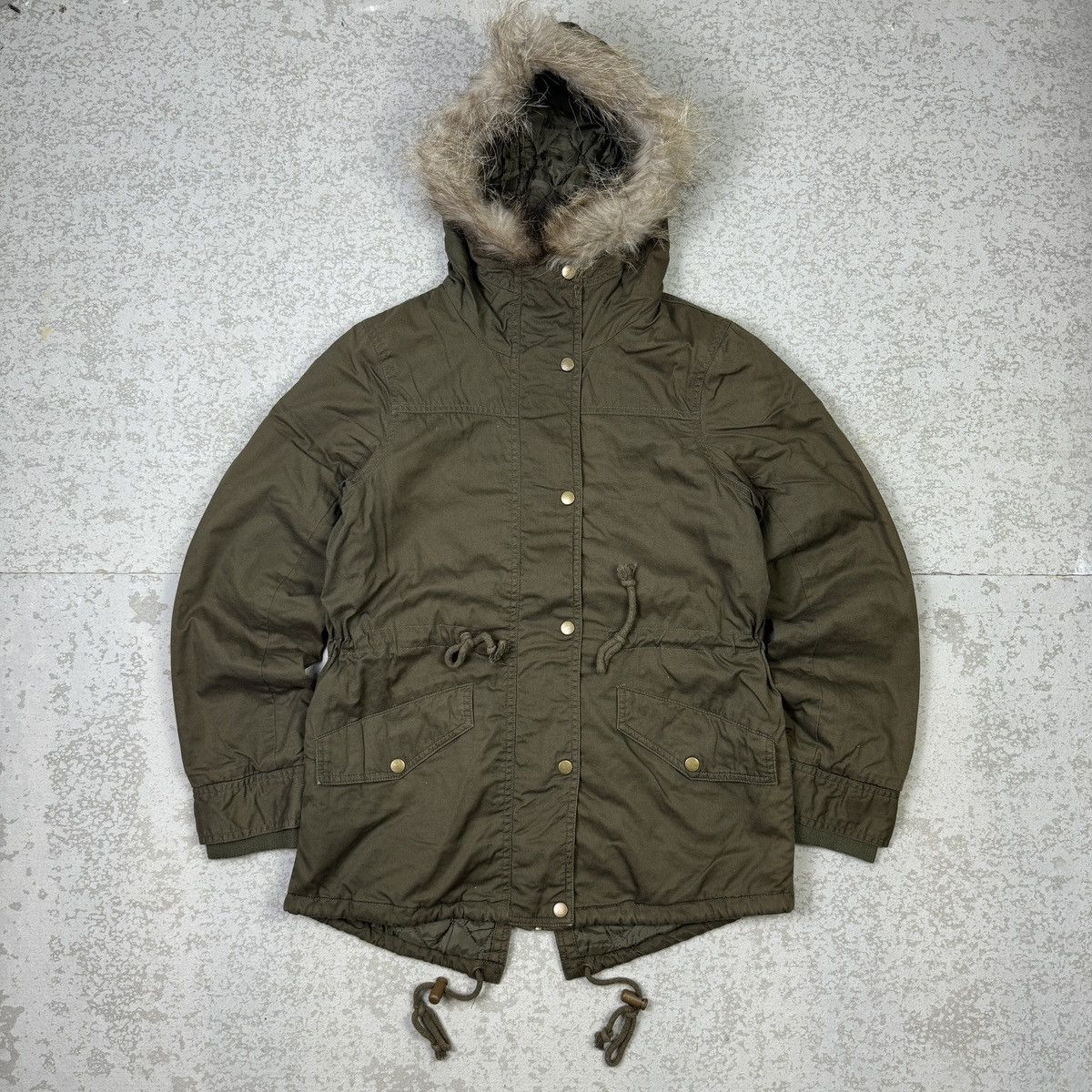 Japanese Brand Japanese “Riche Glamour” faux fur parka jacket Size M / US 6-8 / IT 42-44 - 2 Thumbnail
