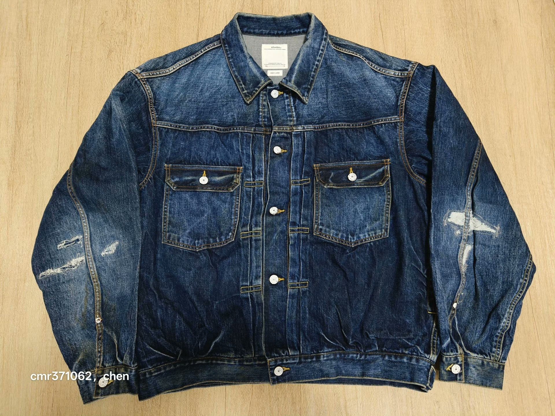 Visvim VISVIM 21SS 101XX JKT DRY DMGD-1006 Size US L / EU 52-54 / 3 - 1 Thumbnail