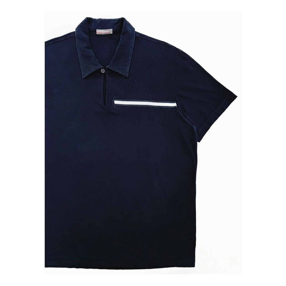 Prada Prada Polos Shirt Size US XL / EU 56 / 4 - 2 Thumbnail