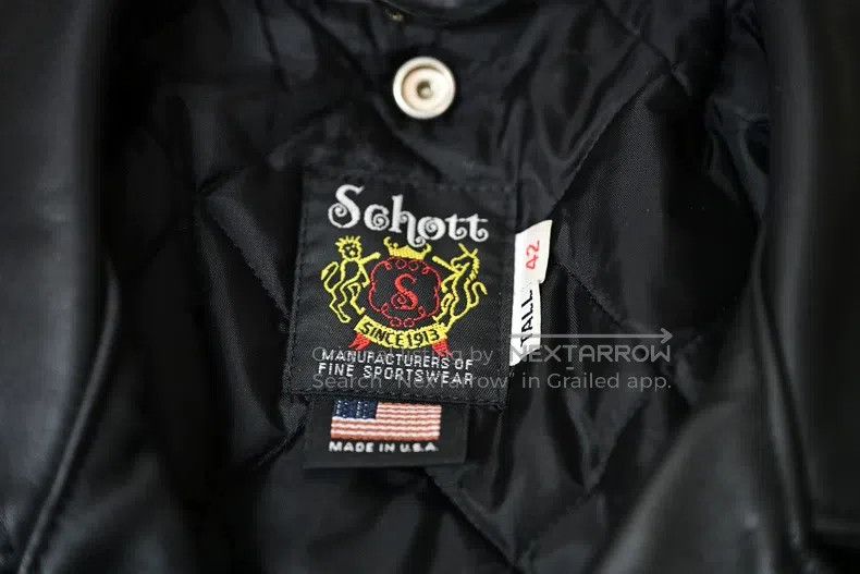 Schott Schott 613 leather jacket Japanese edition Size US L / EU 52-54 / 3 - 4 Thumbnail