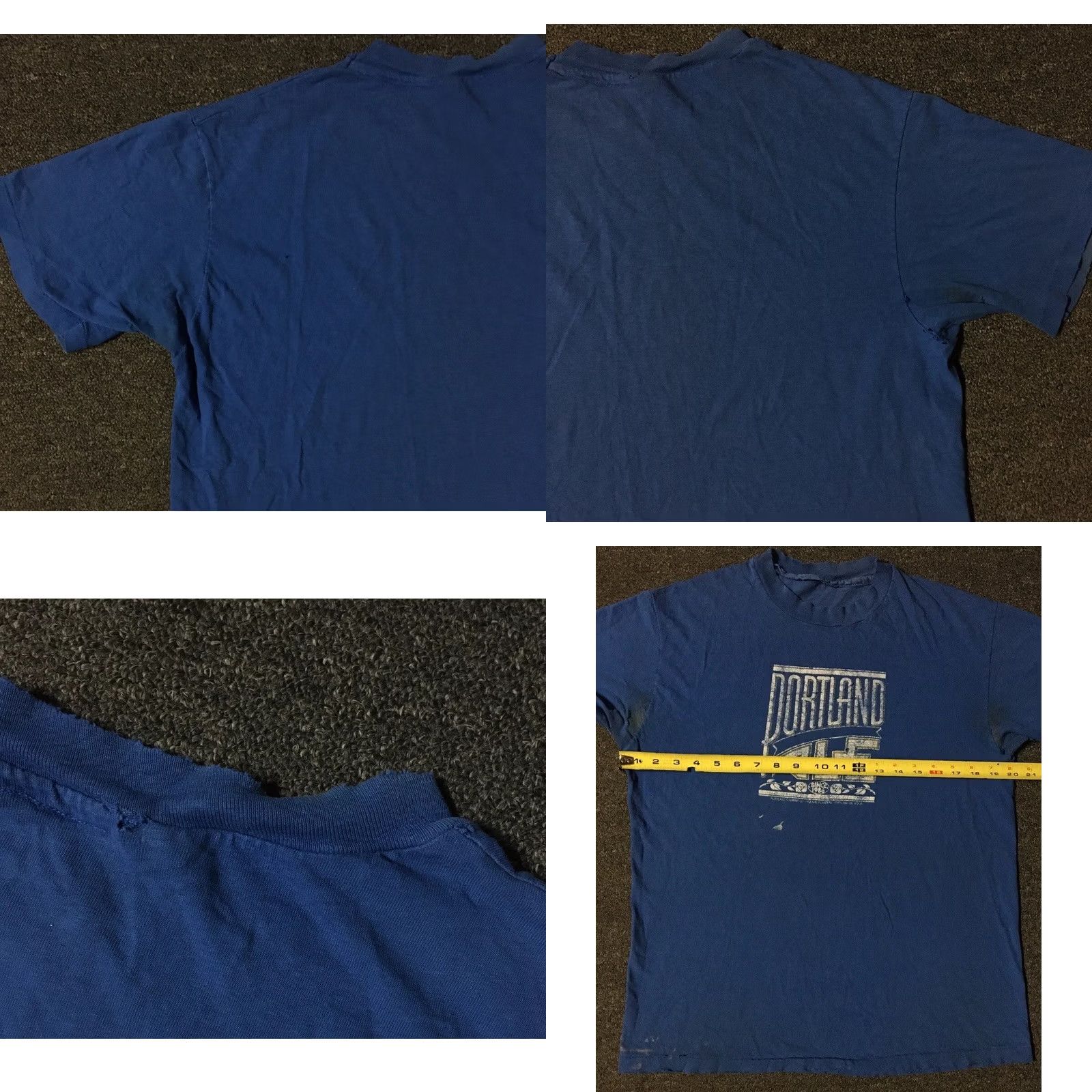 Thrasher VINTAGE 90s Portland Ale Shirt M Blue Bar Grunge Biker Punk Beer Thrashed Faded Distress Mens Size US M / EU 48-50 / 2 - 9 Thumbnail