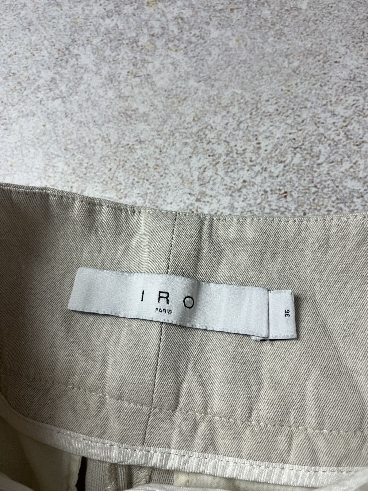 Iro Iro Women's Yila Cotton-Linen Tapered High-Rise Pants Size 26" / US 2 / IT 38 - 7 Thumbnail