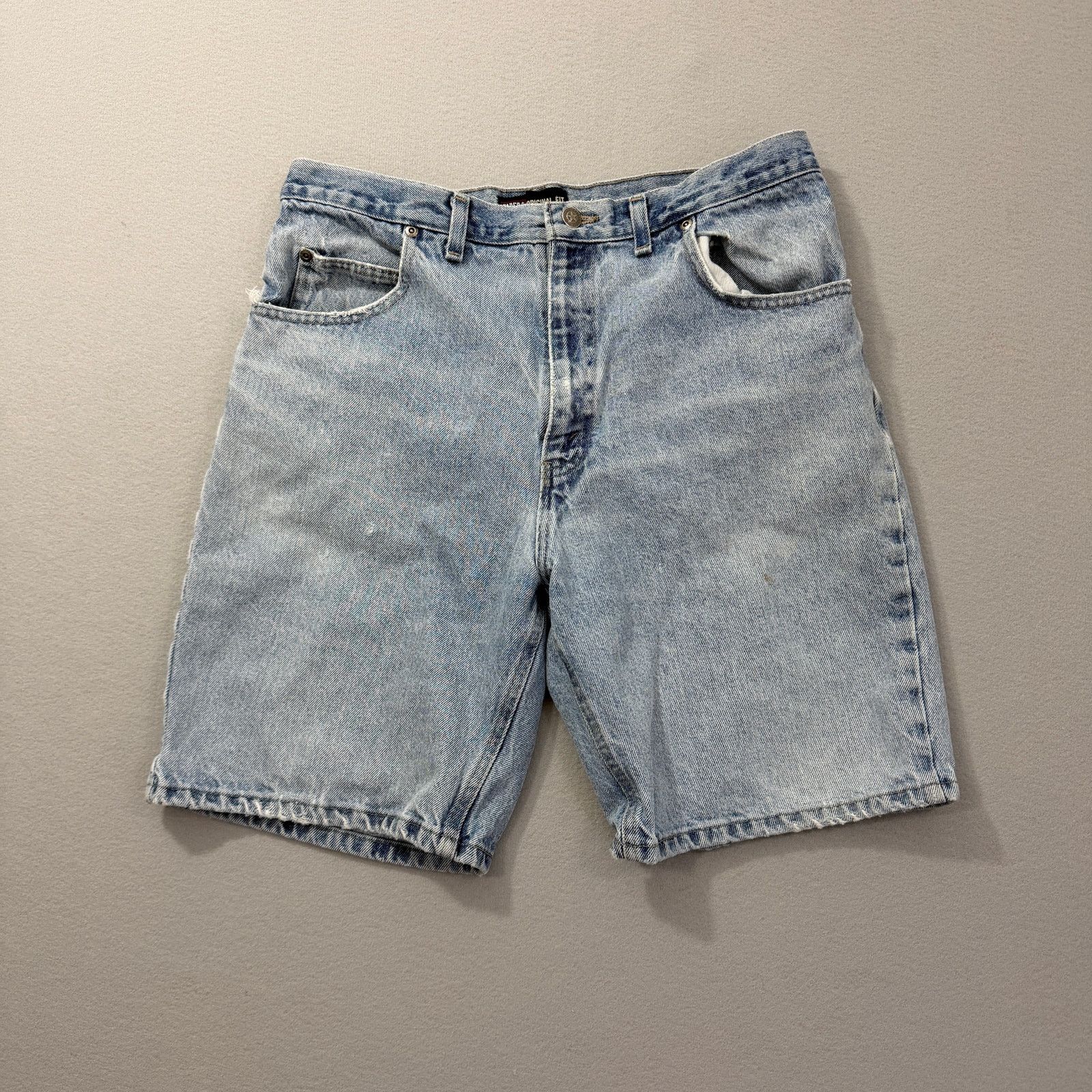 Vintage Vintage Faded Glory Jean Shorts Men's 32 Blue 10" Inseam Size US 32 / EU 48 - 1 Thumbnail