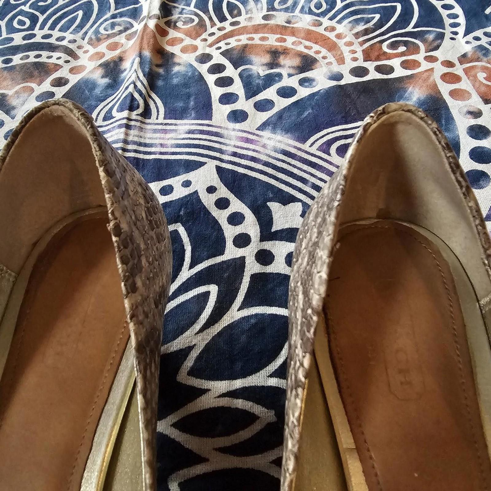Coach Coach Women's Vintage 8.5 Snake Skin Kitten Heel Size US 8.5 / IT 38.5 - 6 Thumbnail