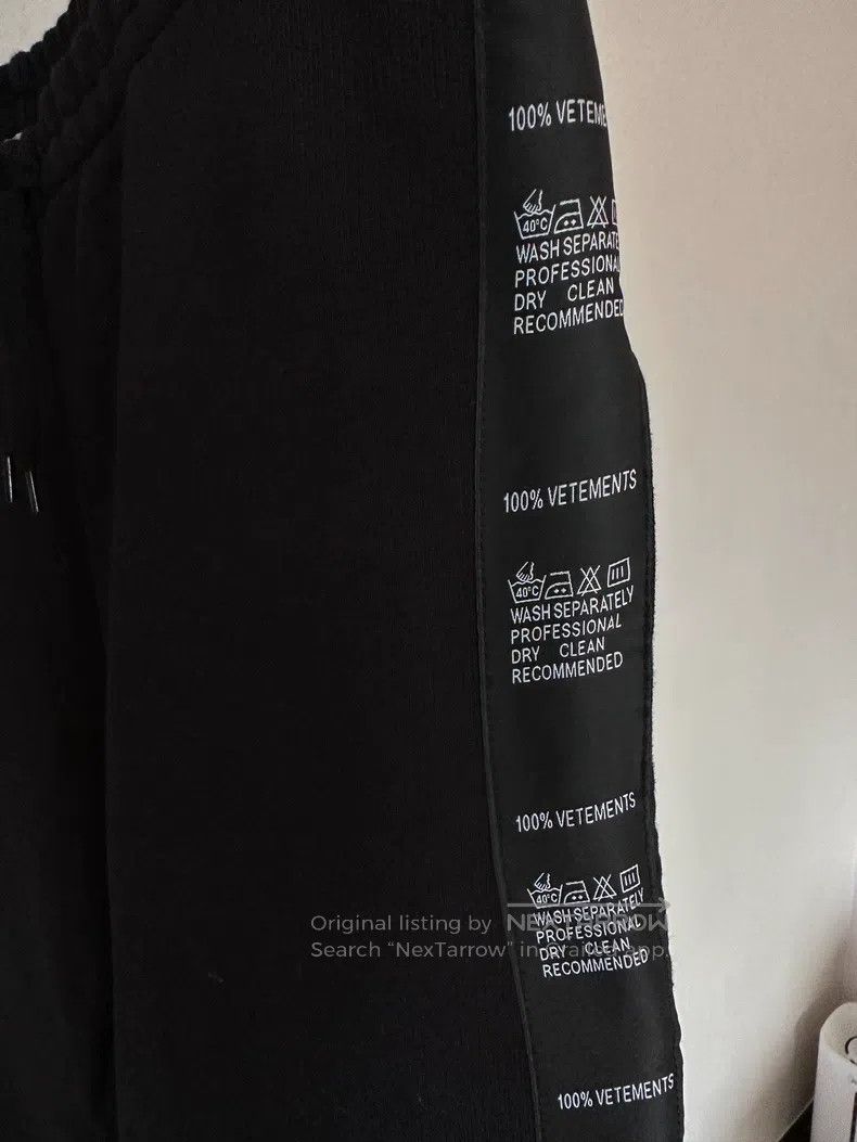 Other Vetements size M Black Sport Pants Size US 27 - 2 Thumbnail