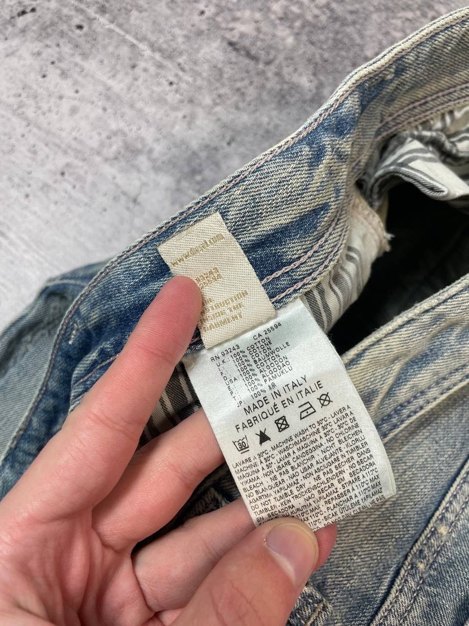 Diesel Vintage Crazy Diesel Safari Distressed Denim Jeans Y2K Size US 30 / EU 46 - 10 Thumbnail