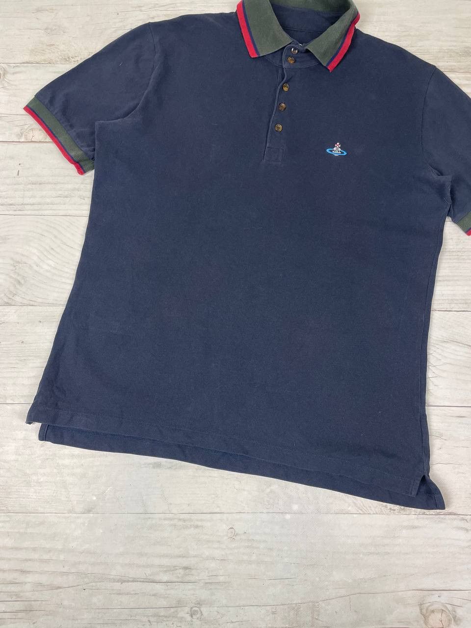 Vivienne Westwood Vivienne Westwood Polo Shirt Logo Orb Basic Luxury Size US XL / EU 56 / 4 - 3 Thumbnail