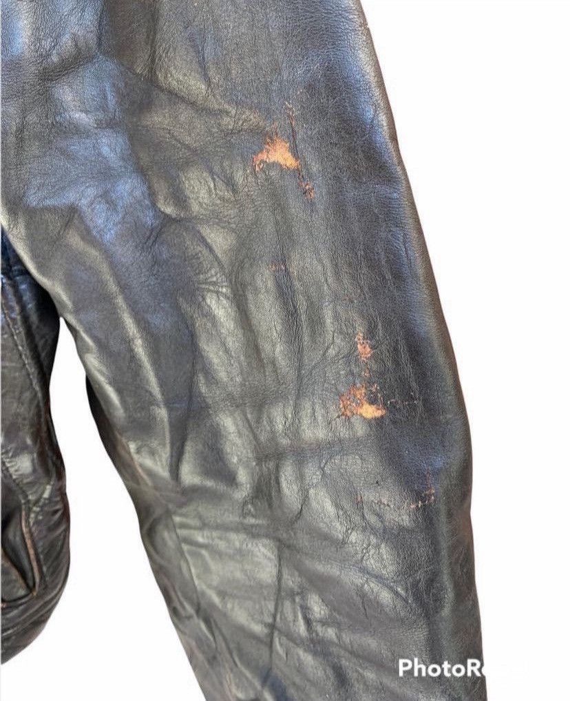 Schott Vintage Leather Flight Jacket Schott 70’s ~ 80’s Size US M / EU 48-50 / 2 - 8 Thumbnail