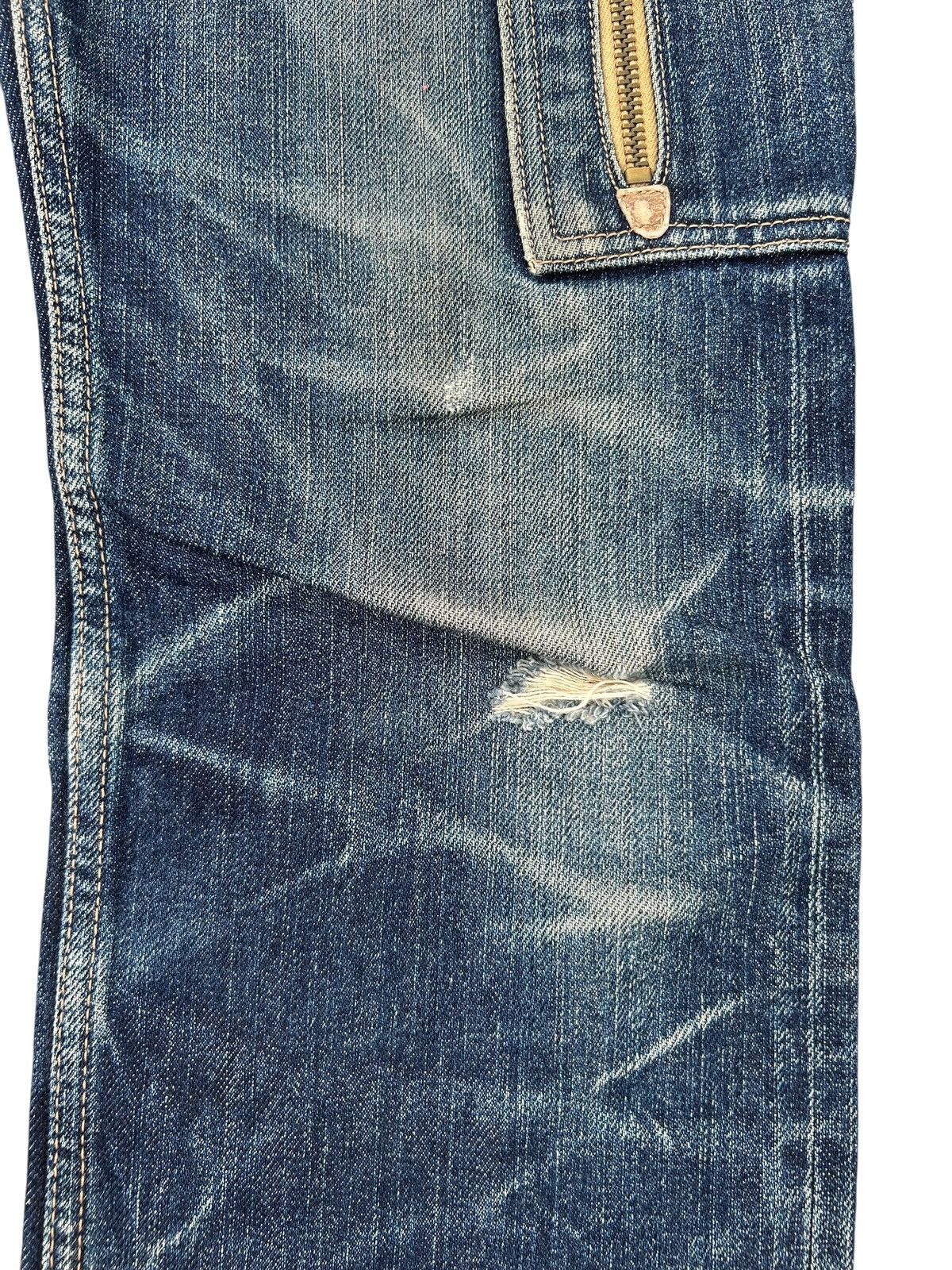Kapital Vintage ETERNAL Selvedge Distressed Denim Jeans Size US 30 / EU 46 - 10 Thumbnail