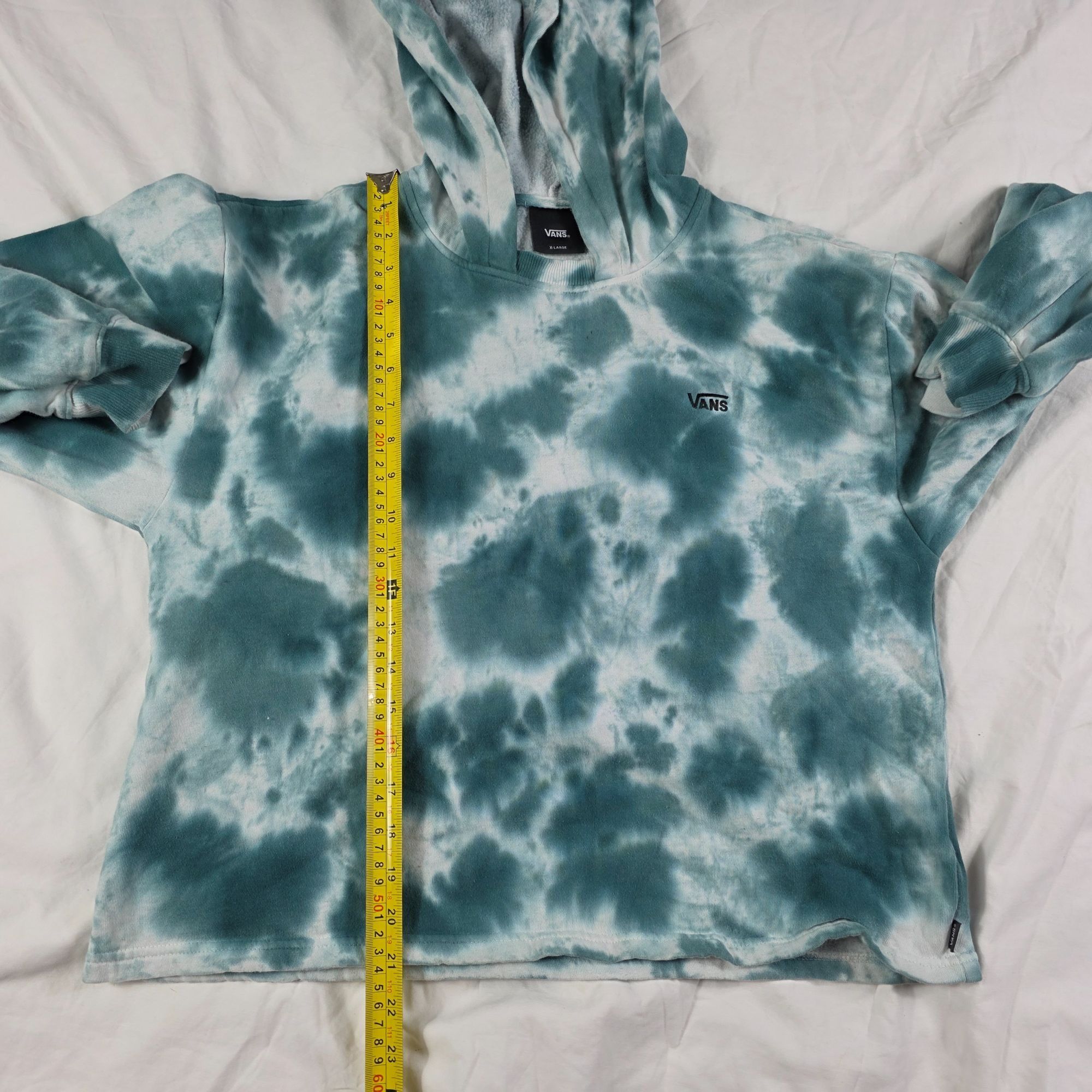 Vans Vans Cloud Womens Size XL White Green Long Sleeve Hoodie Win Size XL / US 12-14 / IT 48-50 - 9 Thumbnail
