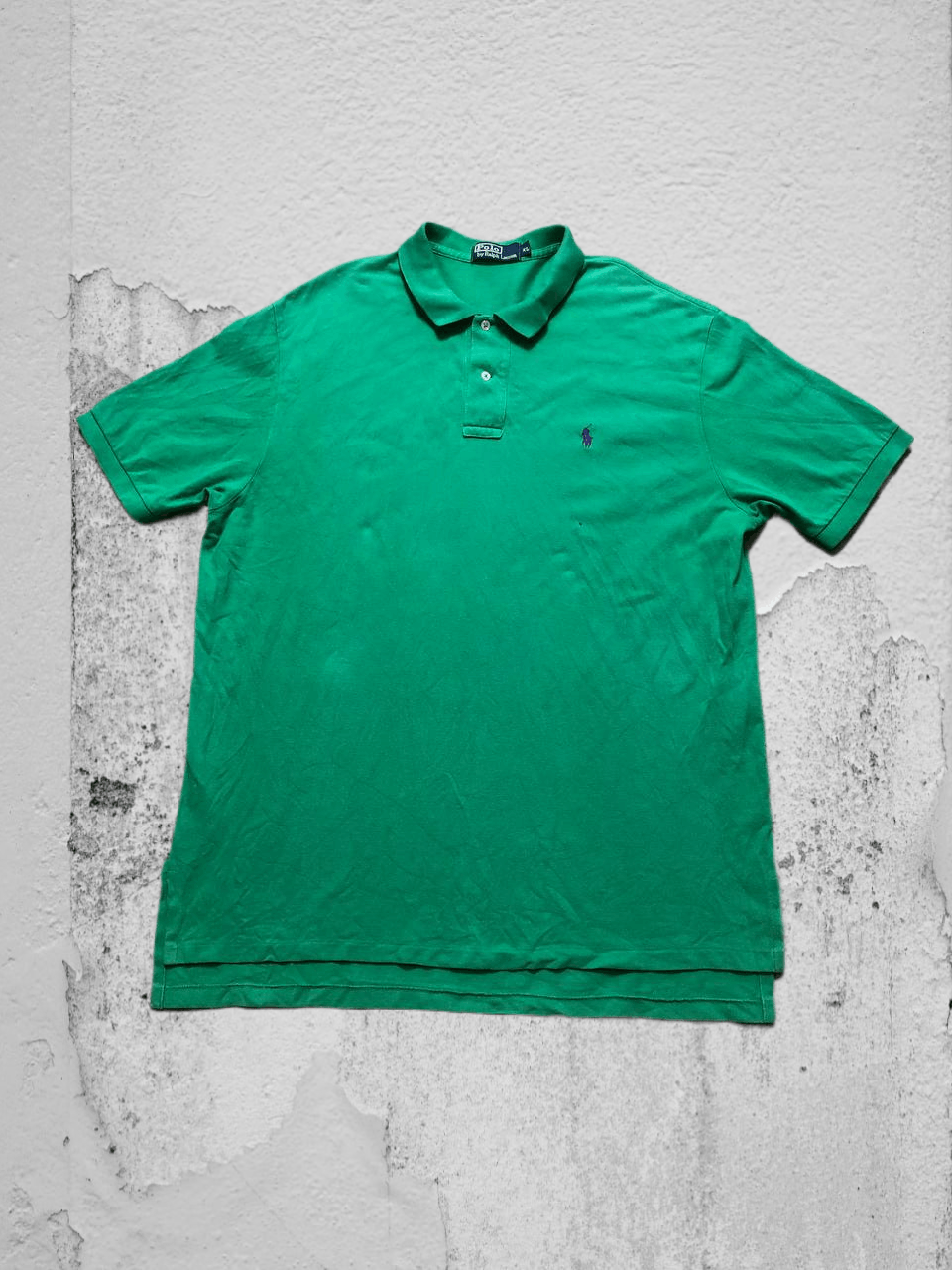 Polo Ralph Lauren Y2K green Polo Ralph Lauren logo T-shirt Vintage Size US XL / EU 56 / 4 - 1 Thumbnail