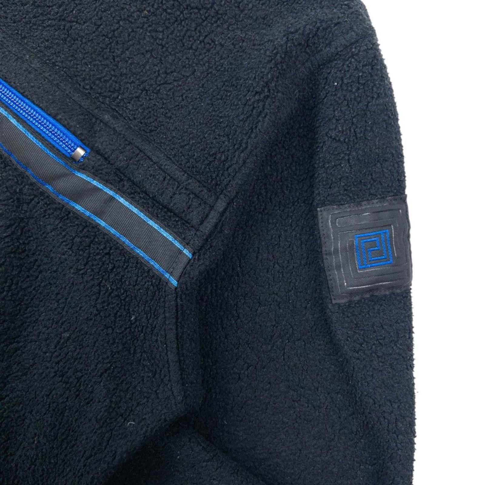 Versace Vintage 90s Versace Jeans Couture Q Zip Fleece Sweatshirt S Size US S / EU 44-46 / 1 - 4 Thumbnail