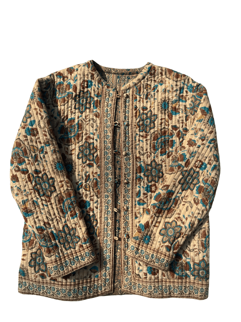 Vintage Vintage Women's quilted Jacket Size L / US 10 / IT 46 - 3 Thumbnail