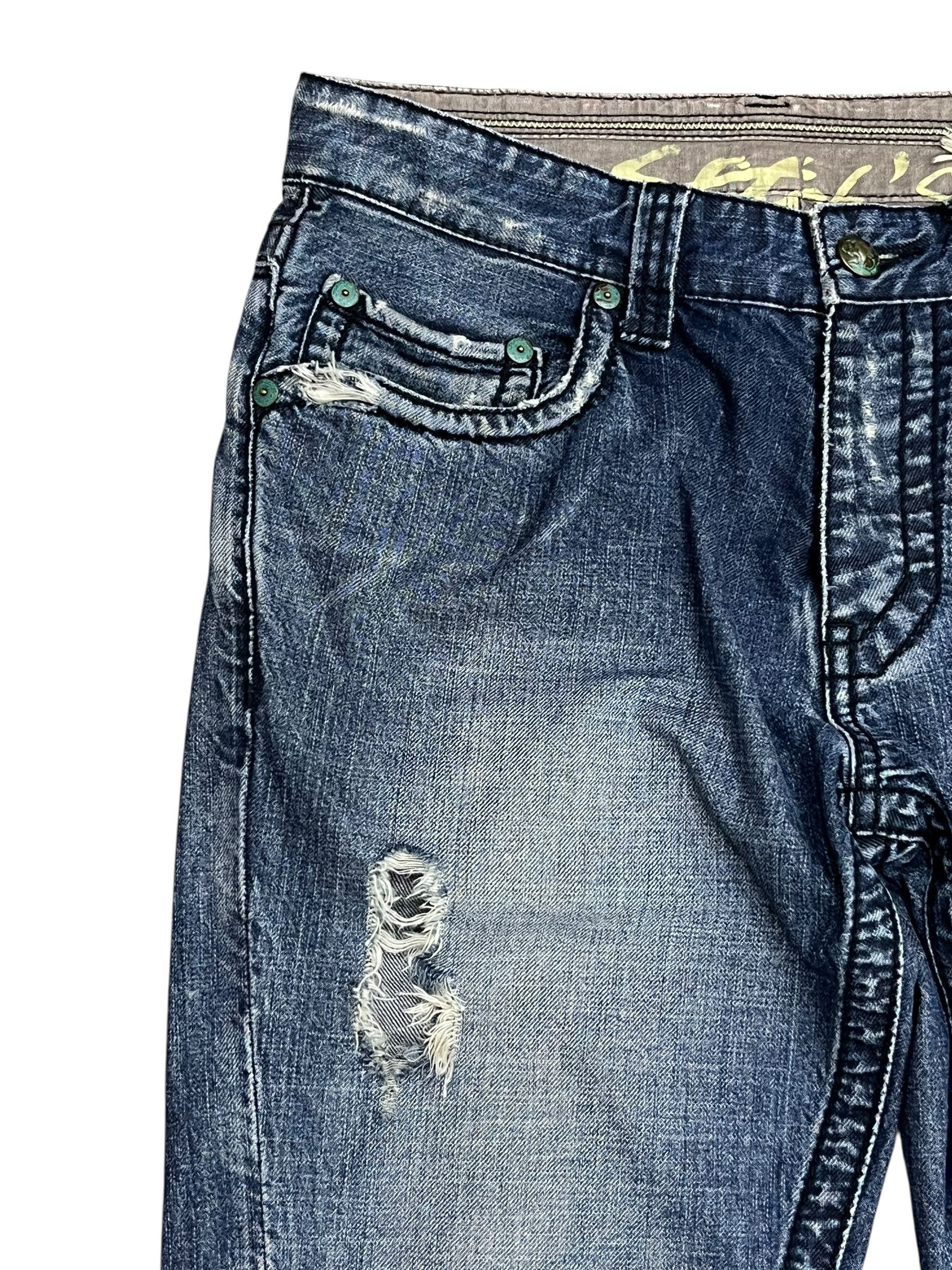 Stitch's Jeans STITCH'S NEBRASKA DISTRESSED AUTHENTIC TAILORED DENIM FLARE Size US 31 - 5 Thumbnail