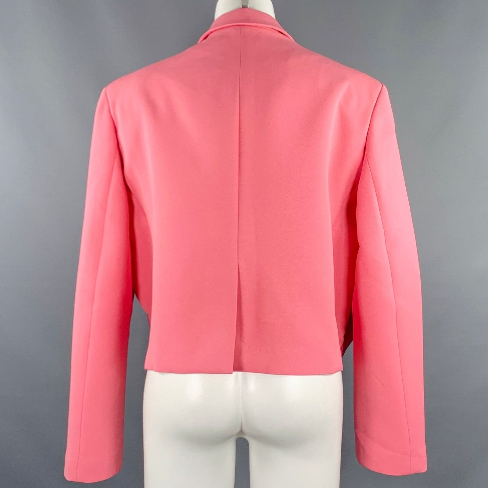 Other PRIVATE POLICY L Pink Polyester Cropped Cargo Jacket Blazer Size L / US 10 / IT 46 - 3 Thumbnail