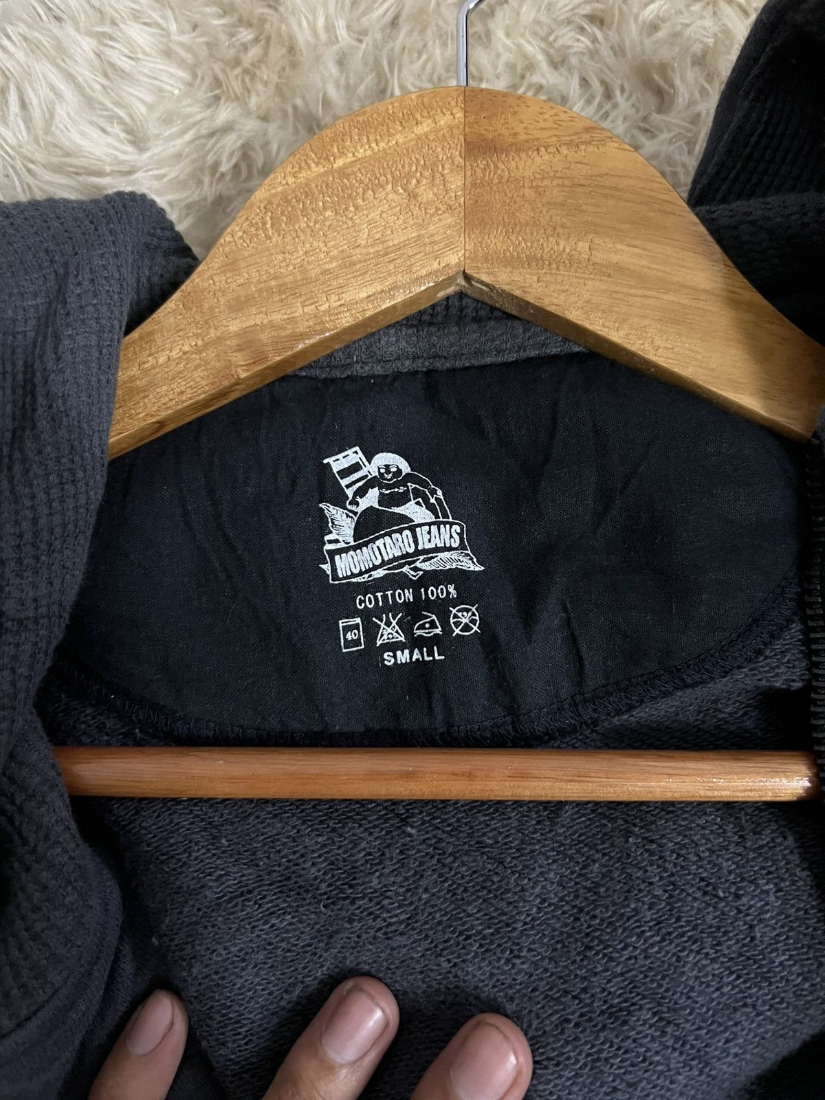 Momotaro Jeans Momotaro Jeans Hoodie Full Zipper Size US S / EU 44-46 / 1 - 6 Thumbnail