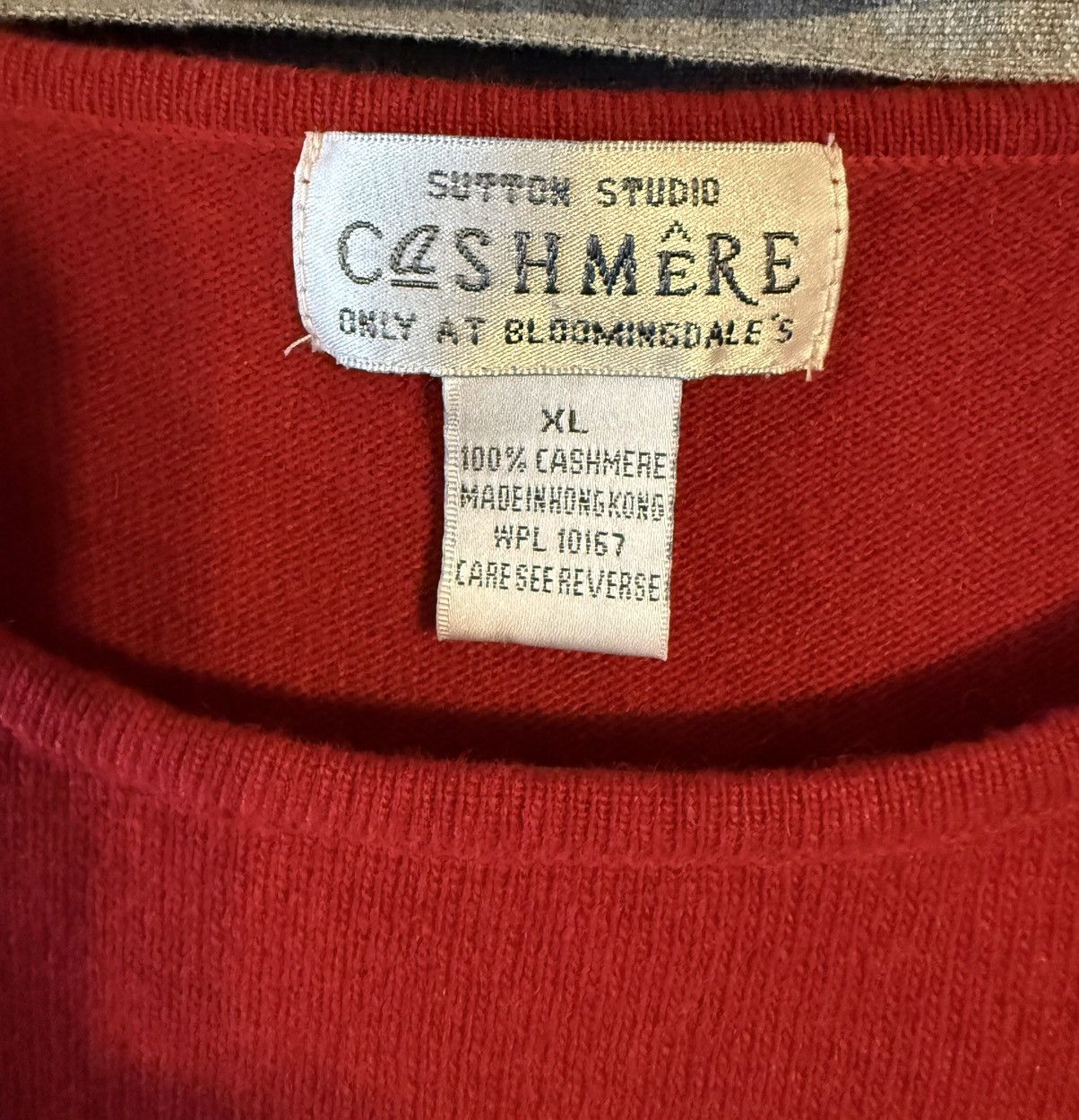 Sutton Studio Vtg Sutton Studio size xl red cashmere short sleeve sweater Size XL / US 12-14 / IT 48-50 - 2 Thumbnail