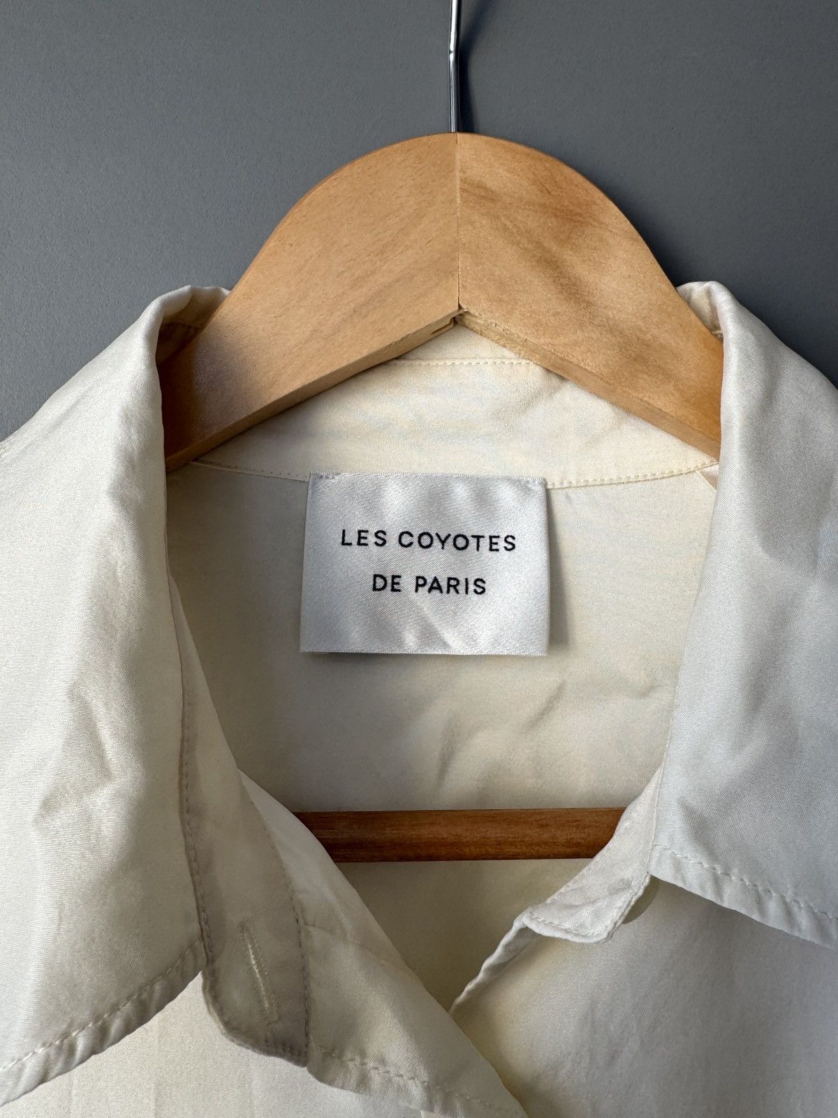 Sandro Les Coyotes de Paris Silk Ivory Shirt Size S / US 4 / IT 40 - 2 Thumbnail