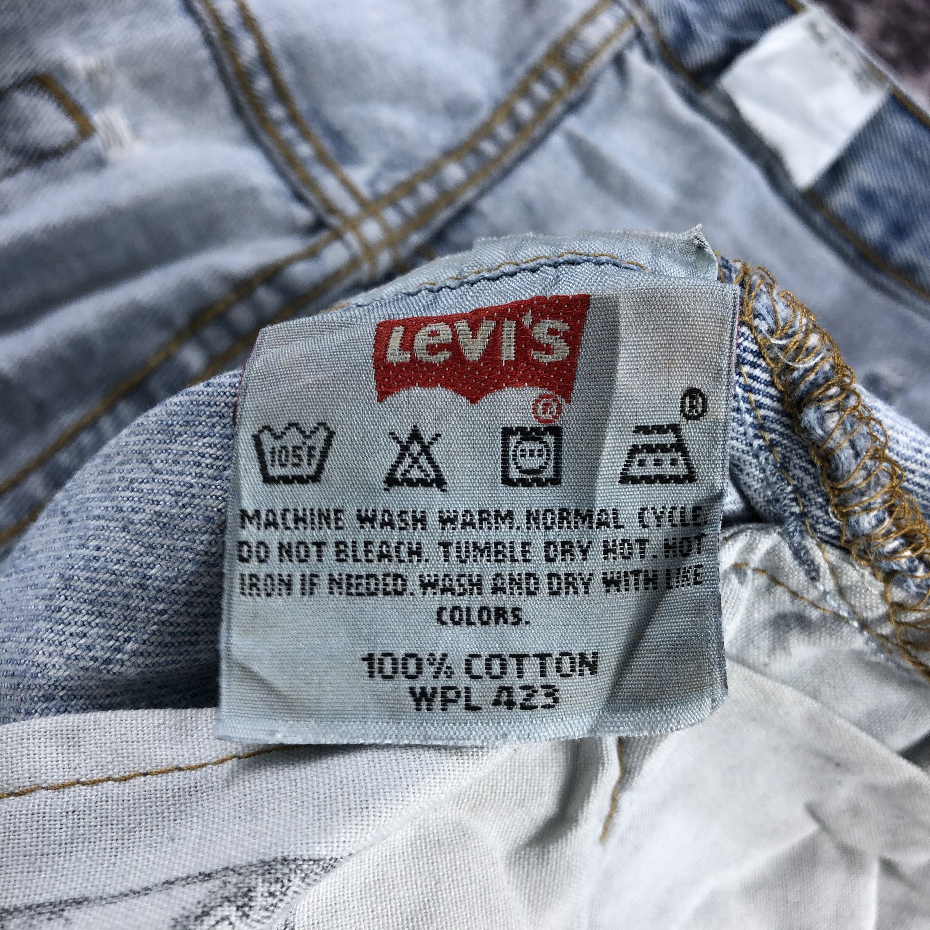 Levi's × Vintage 90s Vintage Light Wash Levis 501 Jeans-JM2842 Size US 38 / EU 54 - 18 Thumbnail