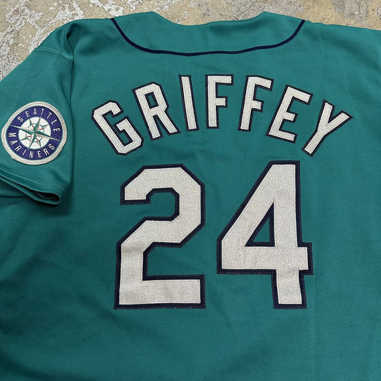 MLB × Russell Athletic × Vintage Vintage Russell Athletic Seattle Mariners Ken Griffey Jersey Size US XL / EU 56 / 4 - 1 Thumbnail