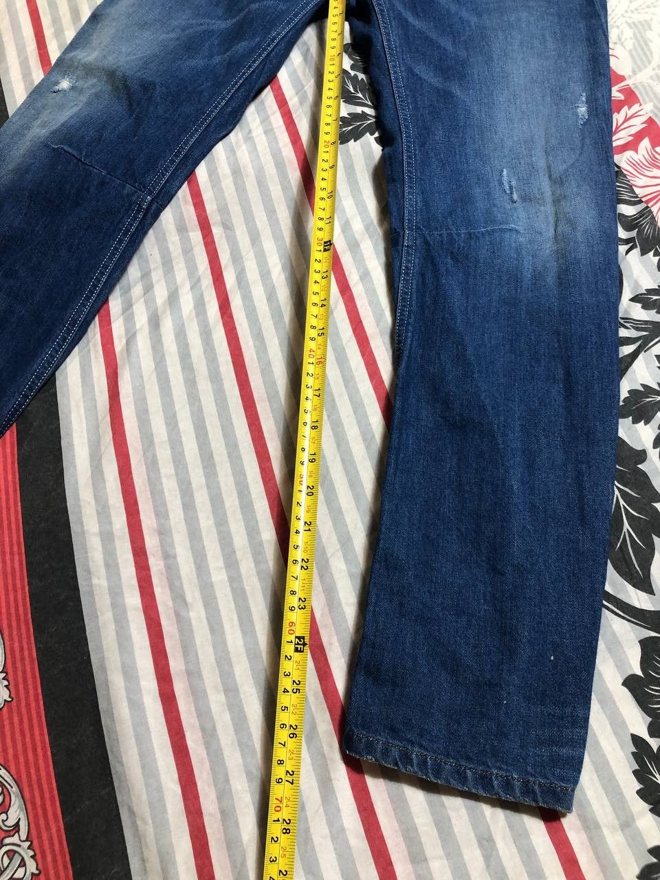 Diesel × Vintage Vintage Y2K Diesel Washed Distressed Denim Jeans Slim Size US 26 / EU 42 - 3 Thumbnail