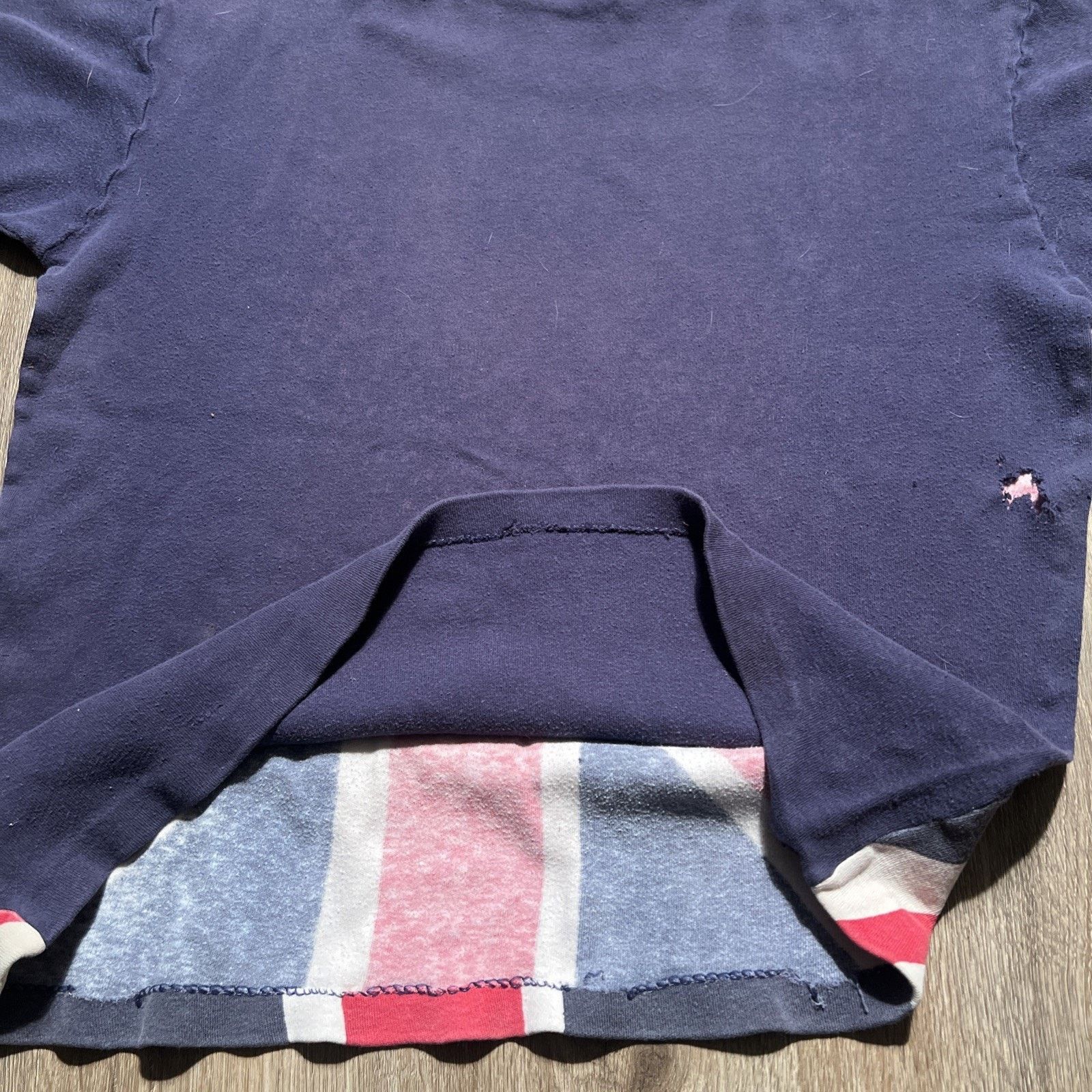 Vintage VTG 60s Union Jack T Shirt England Punk Sid Vicious T Shirt Size US M / EU 48-50 / 2 - 18 Thumbnail
