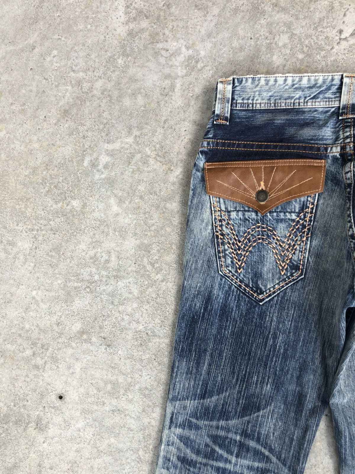 Hysteric Glamour Japanese Edwin XV Flared Jeans Distressed Denim Size US 32 / EU 48 - 9 Thumbnail
