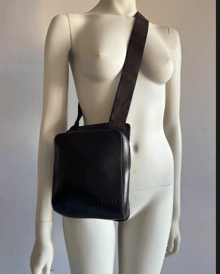 Miu Miu Miu Miu Bag Leather Shoulder Sport 1999 Hand Red Tab EX0021 Size ONE SIZE - 2 Thumbnail