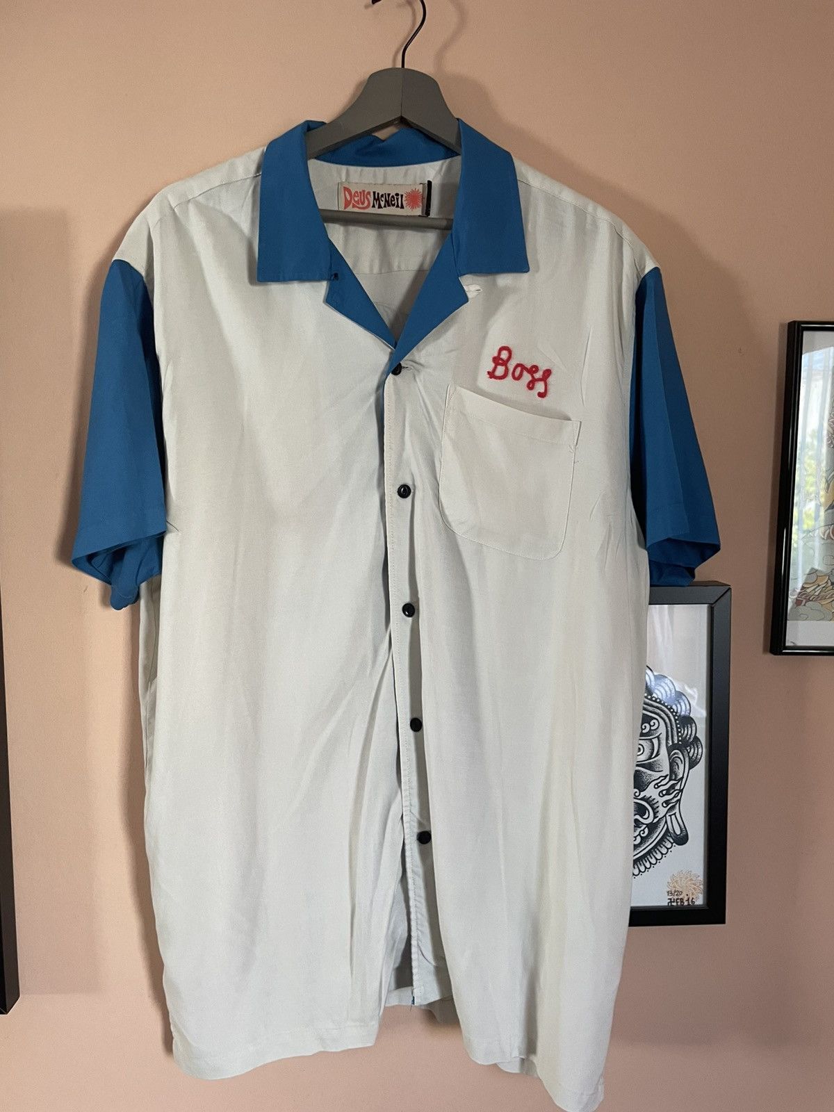 Deus Customs X McNeil camp lapel shirt