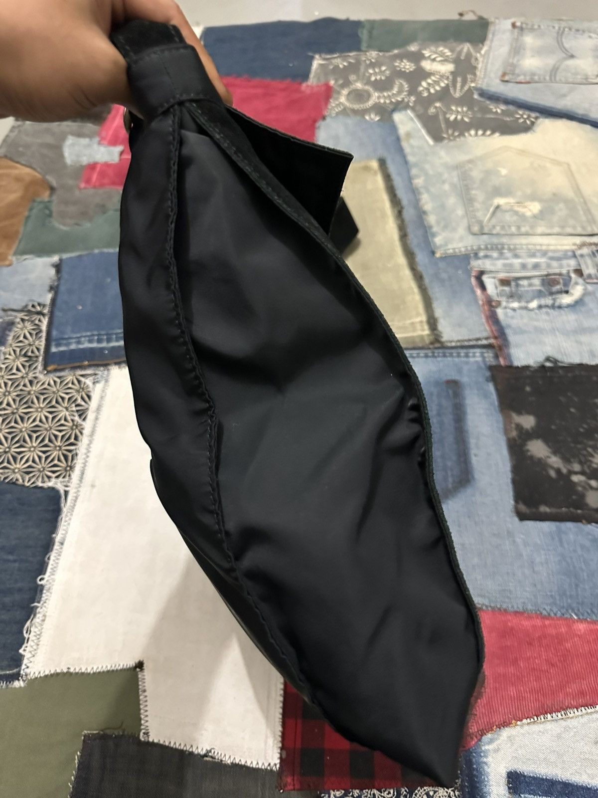 Yohji Yamamoto Ysaccs by Yohji Yamamoto Suede & Nylon cross body bag Size ONE SIZE - 6 Thumbnail