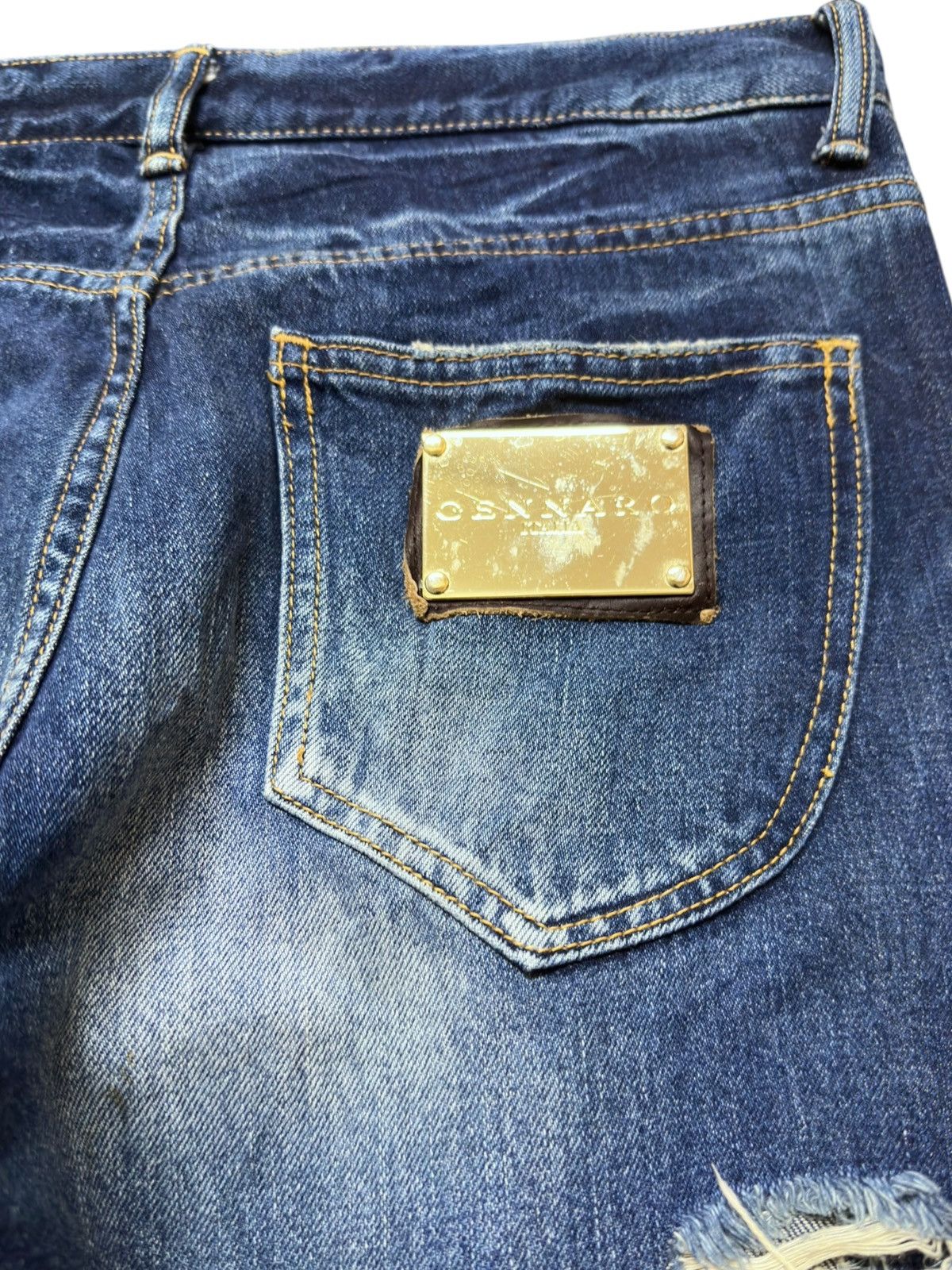 Kapital Vintage Gennaro Flare Ripped Grunge Distressed Denim Size US 32 / EU 48 - 8 Thumbnail
