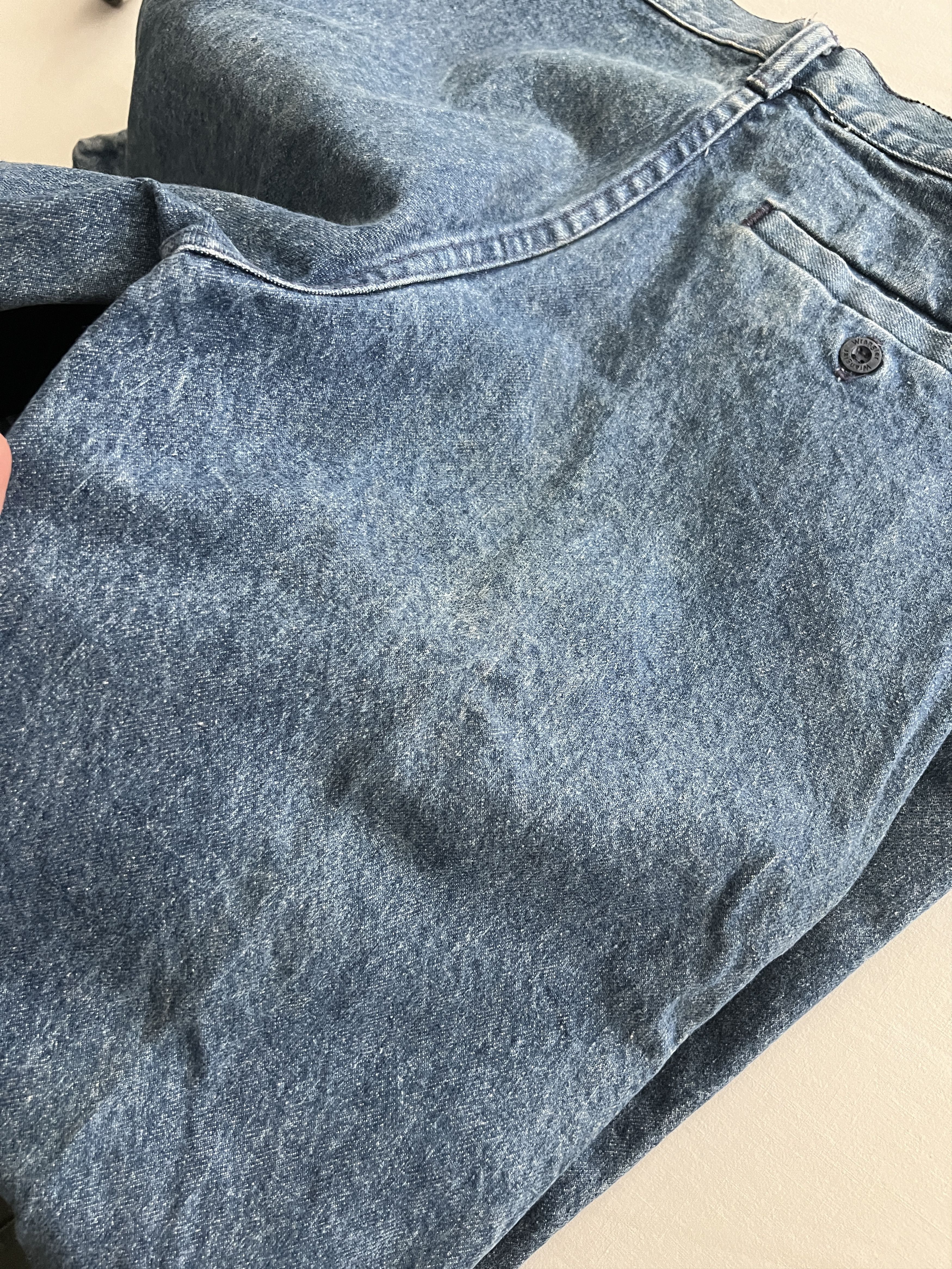 Vintage Vintage 90s Wrangler Washed Denim Jeans W30 L30 Size 30" / US 8 / IT 44 - 15 Thumbnail