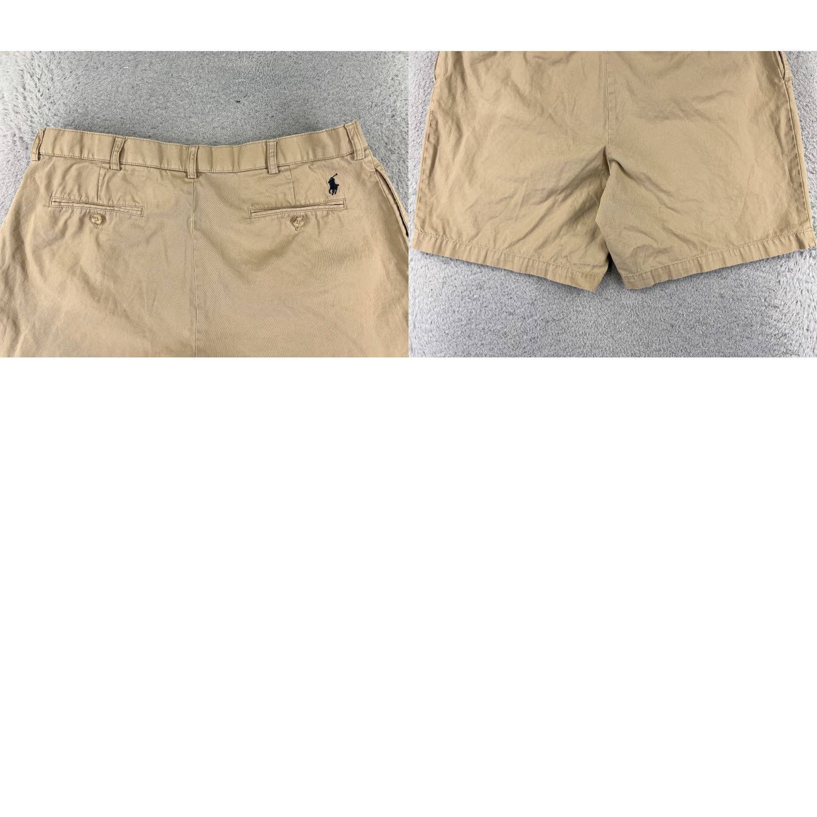Polo Ralph Lauren Polo Ralph Lauren Shorts Adult 36 Beige Pleated Tyler Short 100% Cotton Size US M / EU 48-50 / 2 - 10 Thumbnail