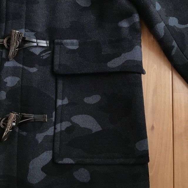 Bape × Nigo BAPE Black camo Wool Duffle Coat a bathing ape NIGO Size US S / EU 44-46 / 1 - 5 Thumbnail