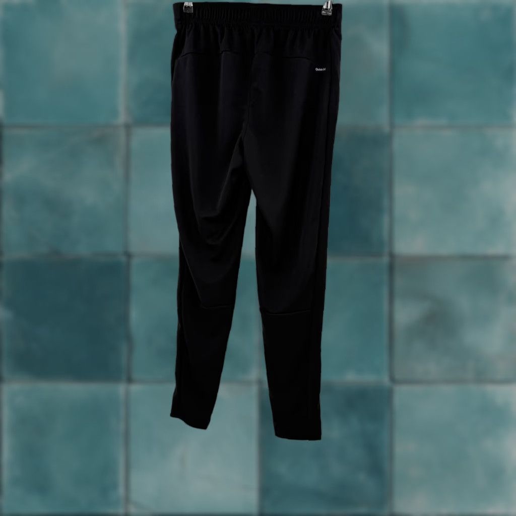 Vintage Xersion Black Track Pants Tapered Quick Dry Elastic Waist Mens Unisex Adults S Athletic Pants Casual Activewear Running Gym Size US 29 - 1 Thumbnail