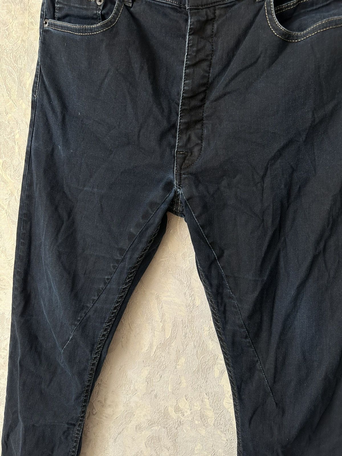 Rick Owens Drkshdw Rick Owens DRKSHDW Hard Blue Detroit Denim Jeans Size US 32 / EU 48 - 2 Thumbnail