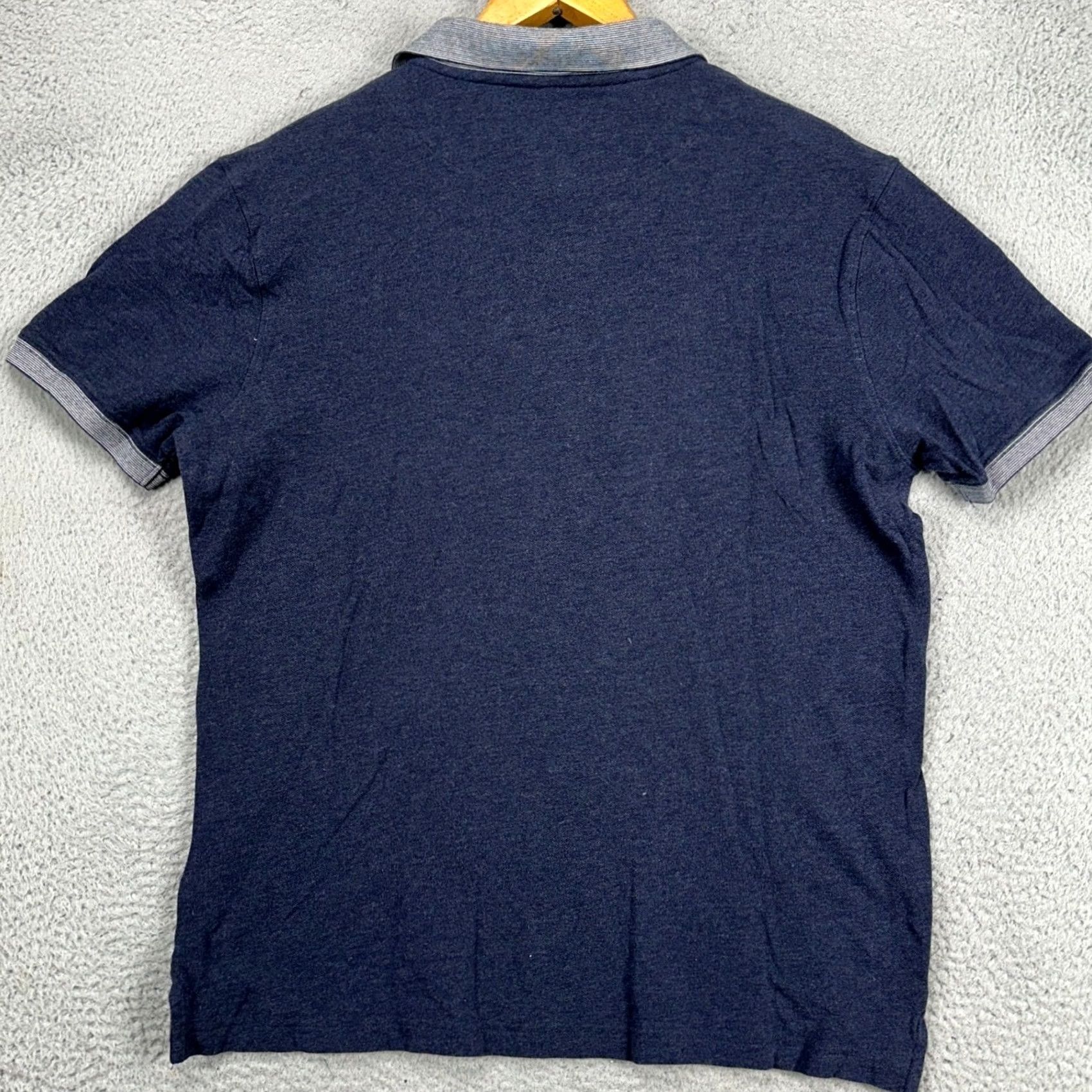Rodd & Gunn Rodd & Gunn Sports Fit Mens XL Polo Short Sleeve Cotton Rugby Navy Grey Breathable Collar Shirt Size US 36 / EU 52 - 3 Thumbnail
