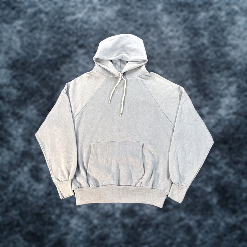 Vintage VINTAGE Hoodie Mens L Sky Blue Light Fleece Pullover Hooded 90s Grunge Work Cotton Regular Winter Fall Spring Blue Mens Regular L Hoodie Size US L / EU 52-54 / 3 - 1 Thumbnail