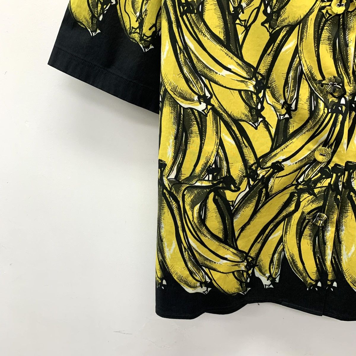 Prada Prada Banana All-over Printed Short Sleeve Shirt K26WX Size S / US 4 / IT 40 - 4 Thumbnail