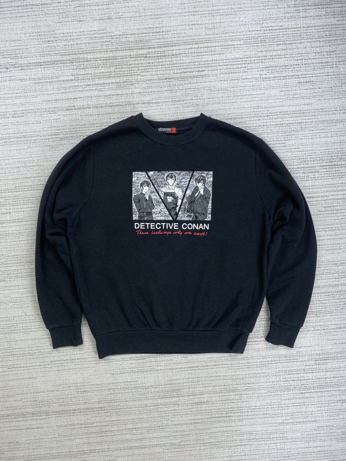 Japanese Brand × Vintage Vintage 90s Detective Conan Japan Movie Sweatshirt Size US M / EU 48-50 / 2 - 1 Thumbnail