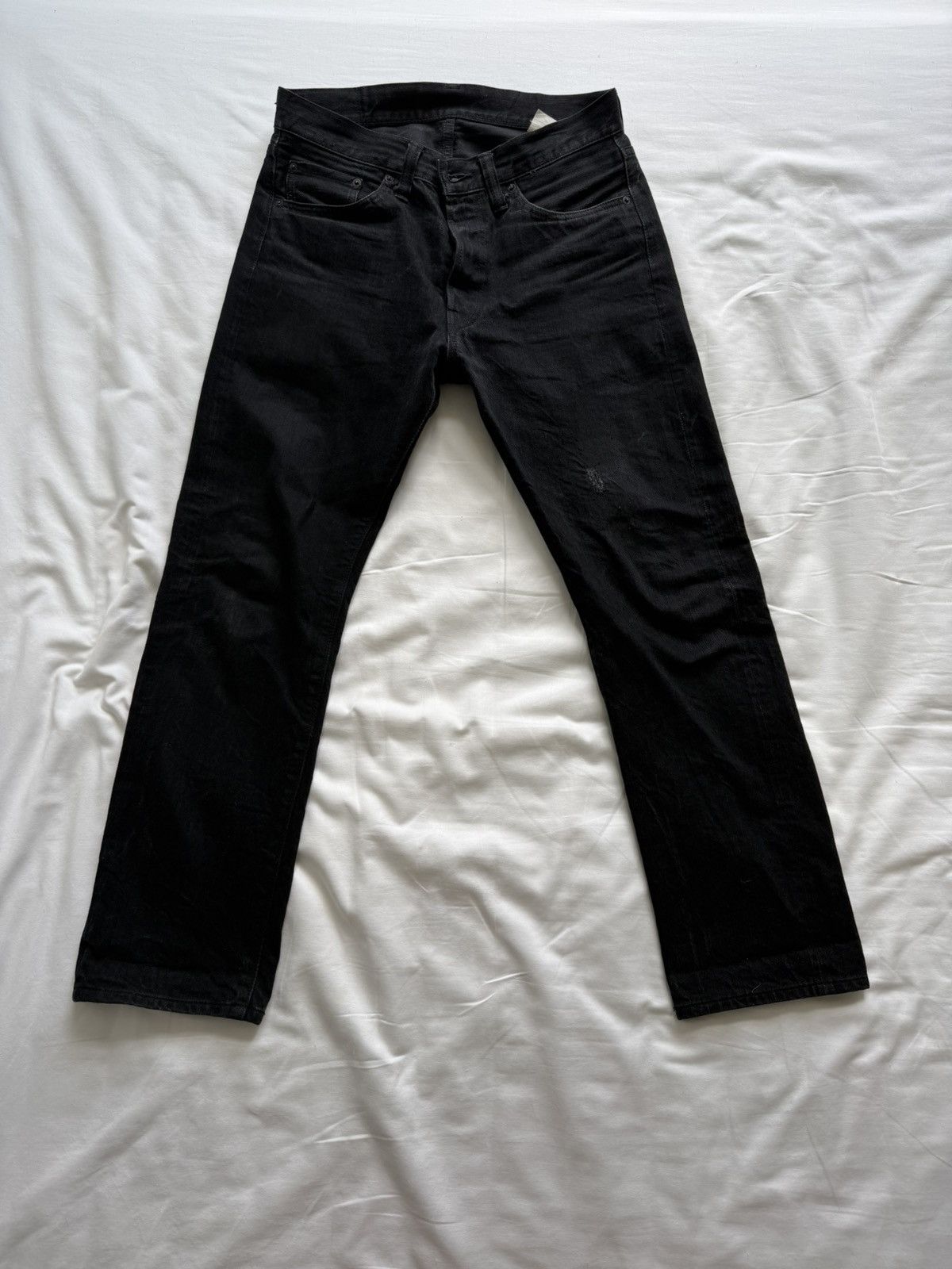 Sugar Cane Sugar Cane Black Denim Jeans Size US 30 / EU 46 - 1 Thumbnail