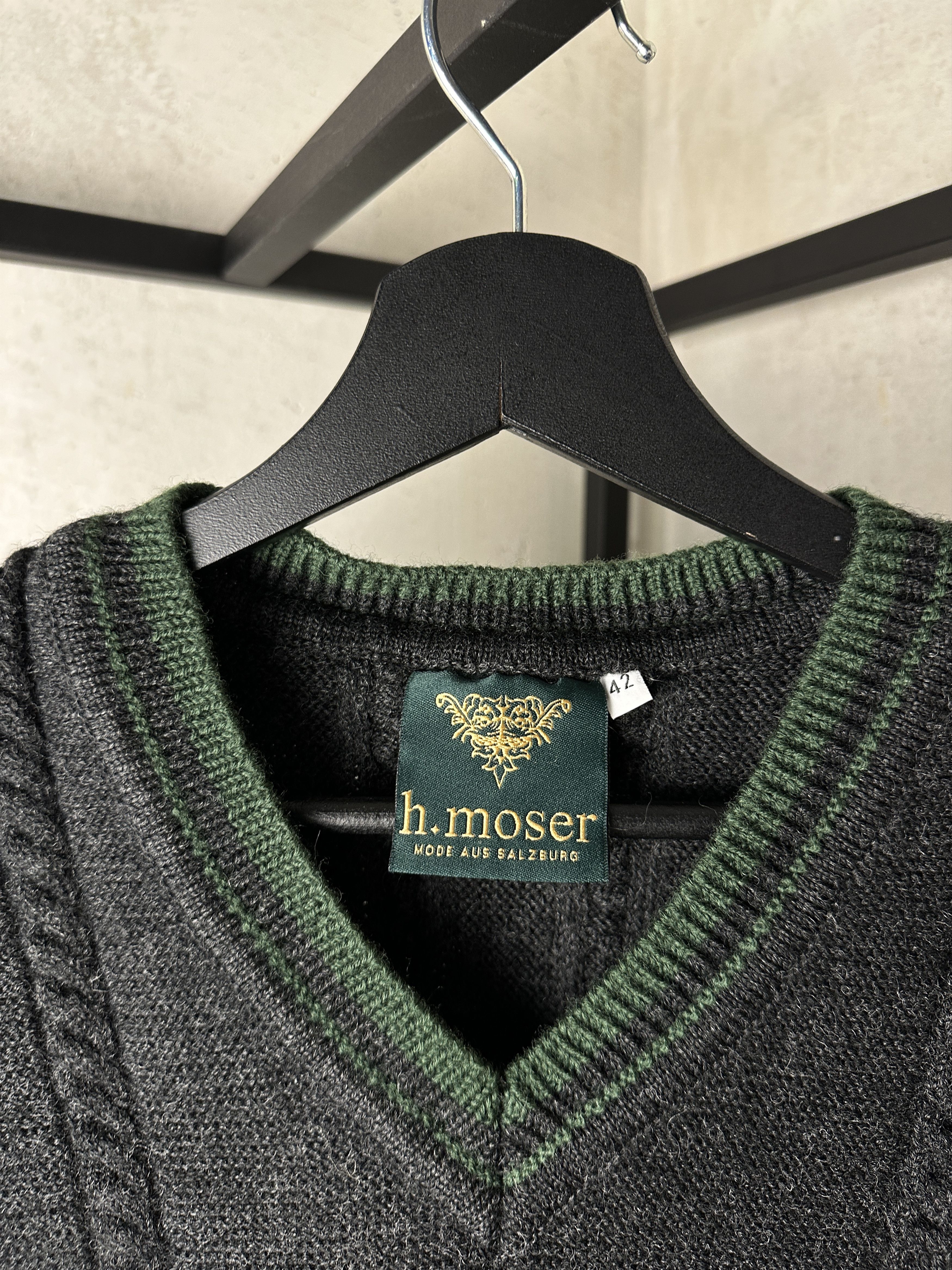 Vintage Vintage H.Moser Wool Vest Size US XS / EU 42 / 0 - 2 Thumbnail