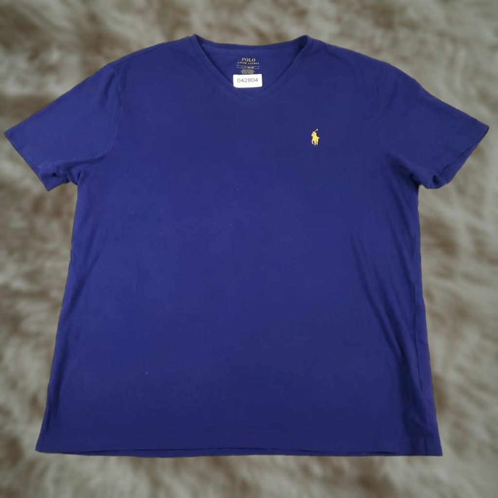 Ralph Lauren Ralph Lauren T-Shirt Casual Short Sleeve Men's Large Blue Classic Sports Size US L / EU 52-54 / 3 - 1 Thumbnail