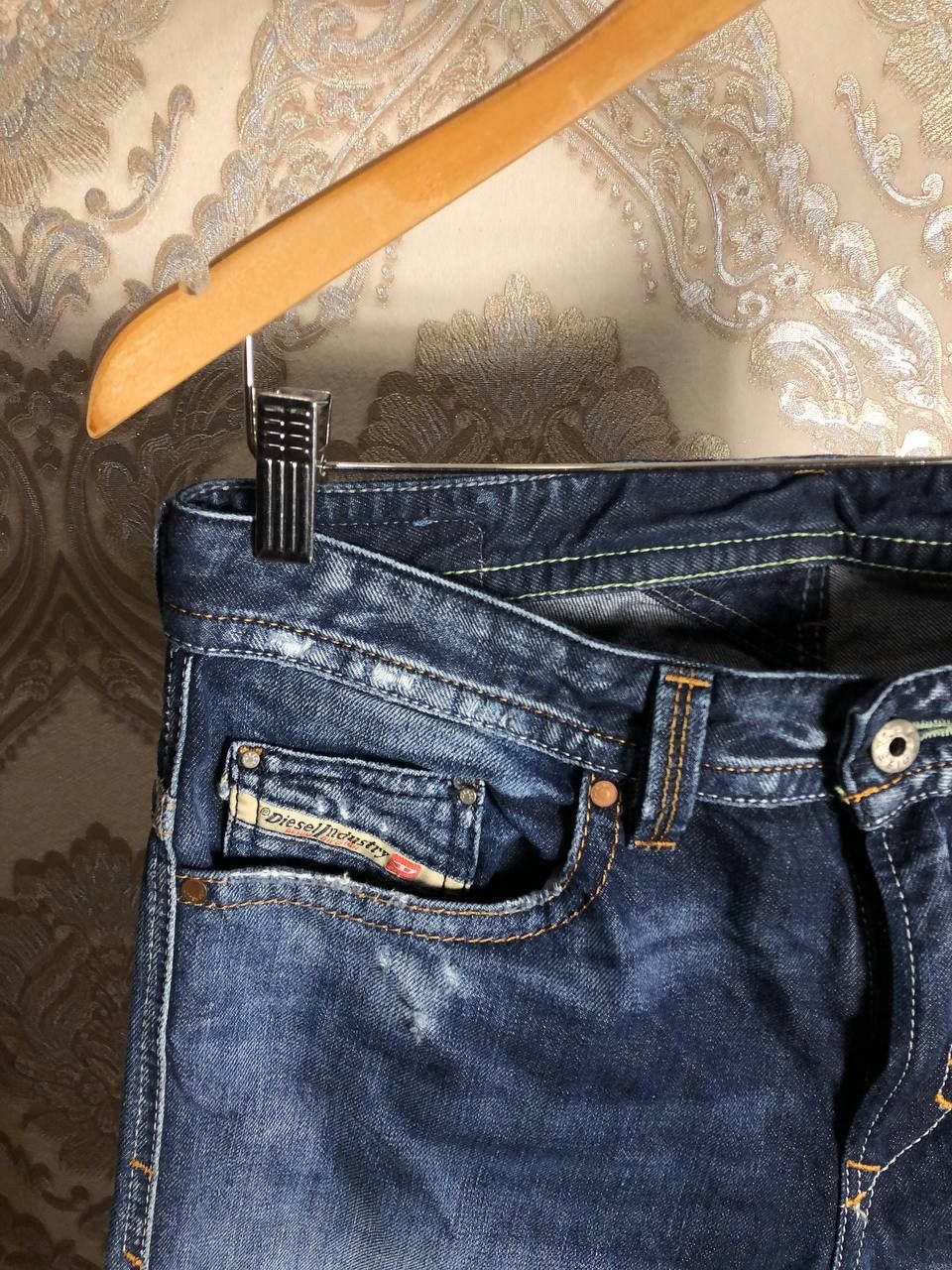 Diesel VINTAGE DIESEL INDUSTRY DENIM DIVISION JEANS CASUAL Y2K 90s Size US 30 / EU 46 - 4 Thumbnail